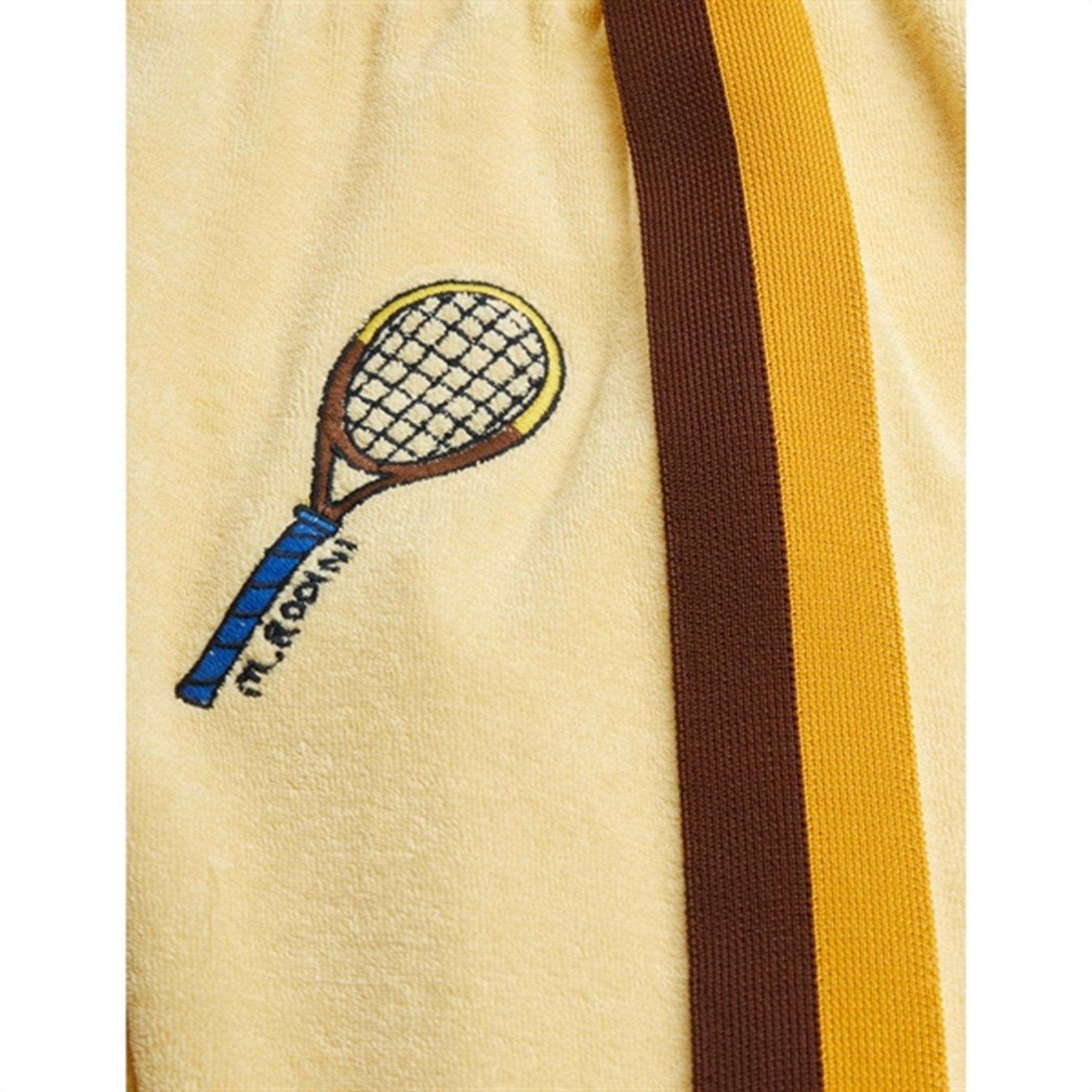 Mini Rodini Yellow Tennis Emb Terry Pants 7