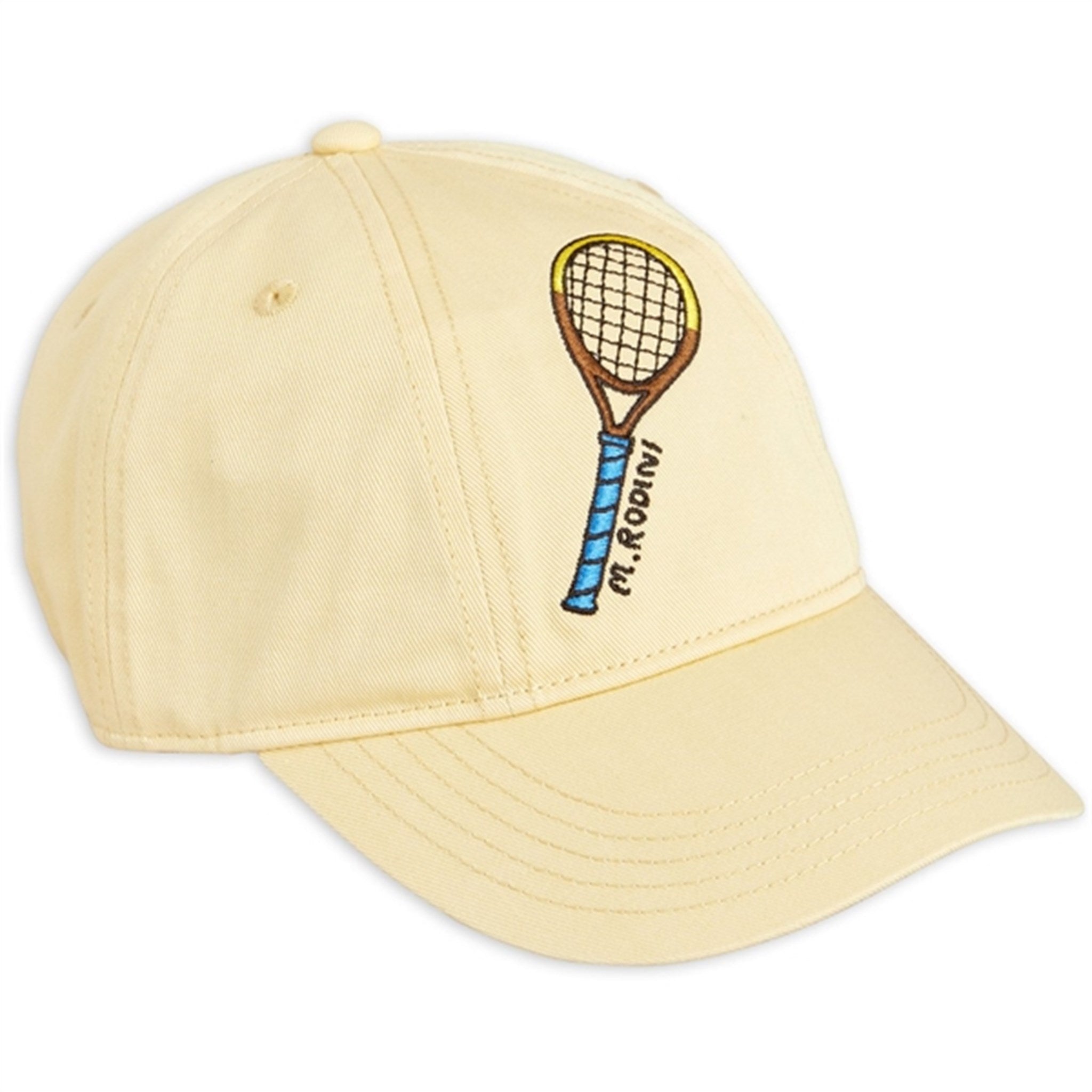 Mini Rodini Yellow Tennis Emb Cap