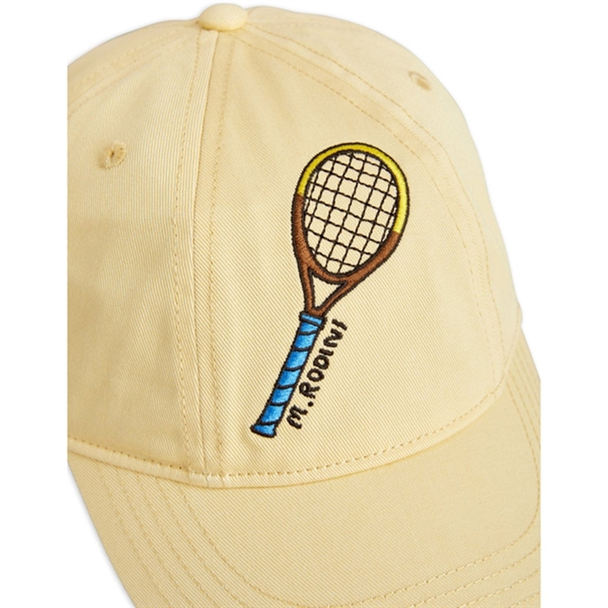 Mini Rodini Yellow Tennis Emb Cap 3