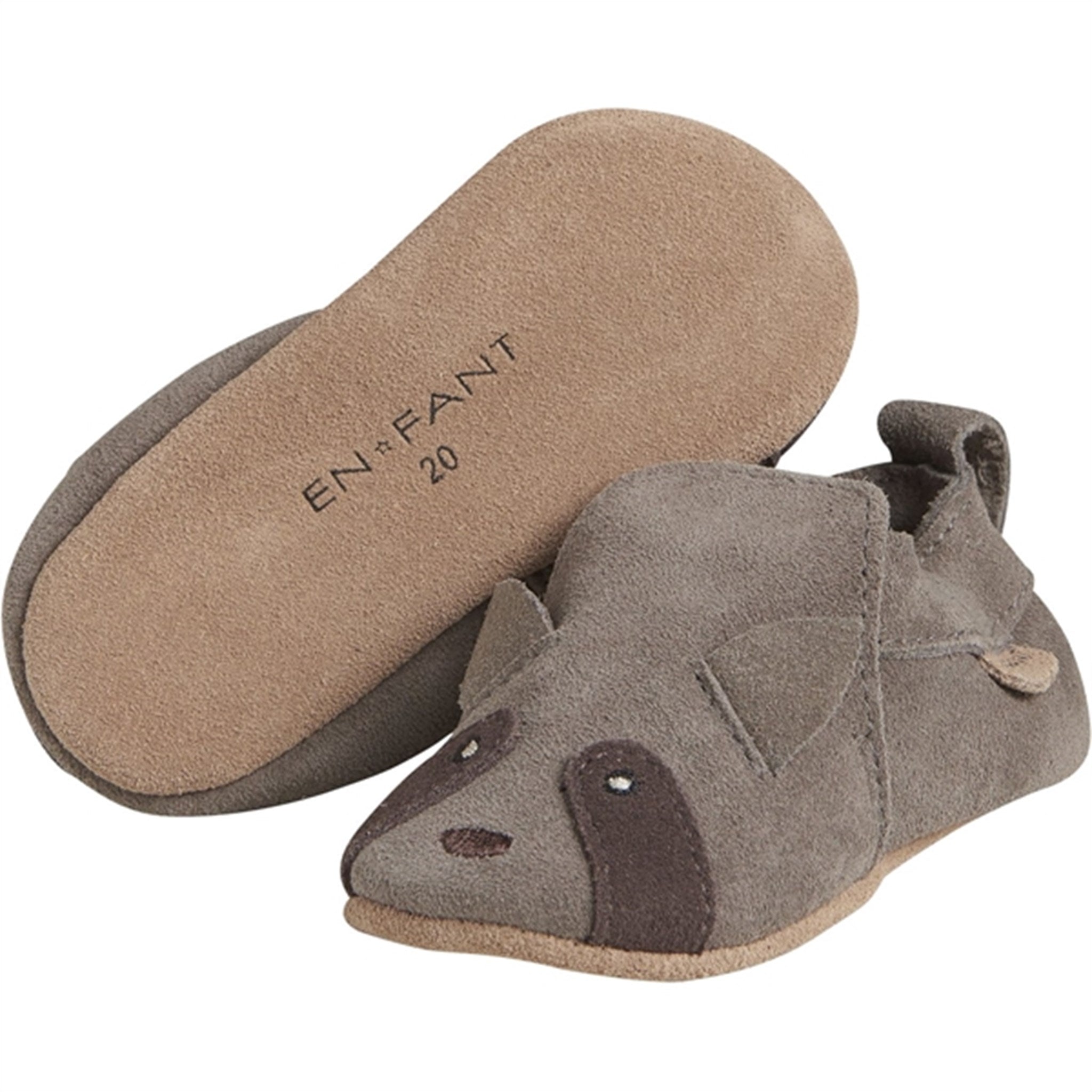 En Fant Slippers Ruskind Chocolate Chip 2