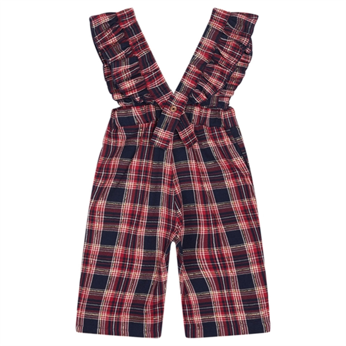 Hust & Claire Mini Teaberry Tia Overalls