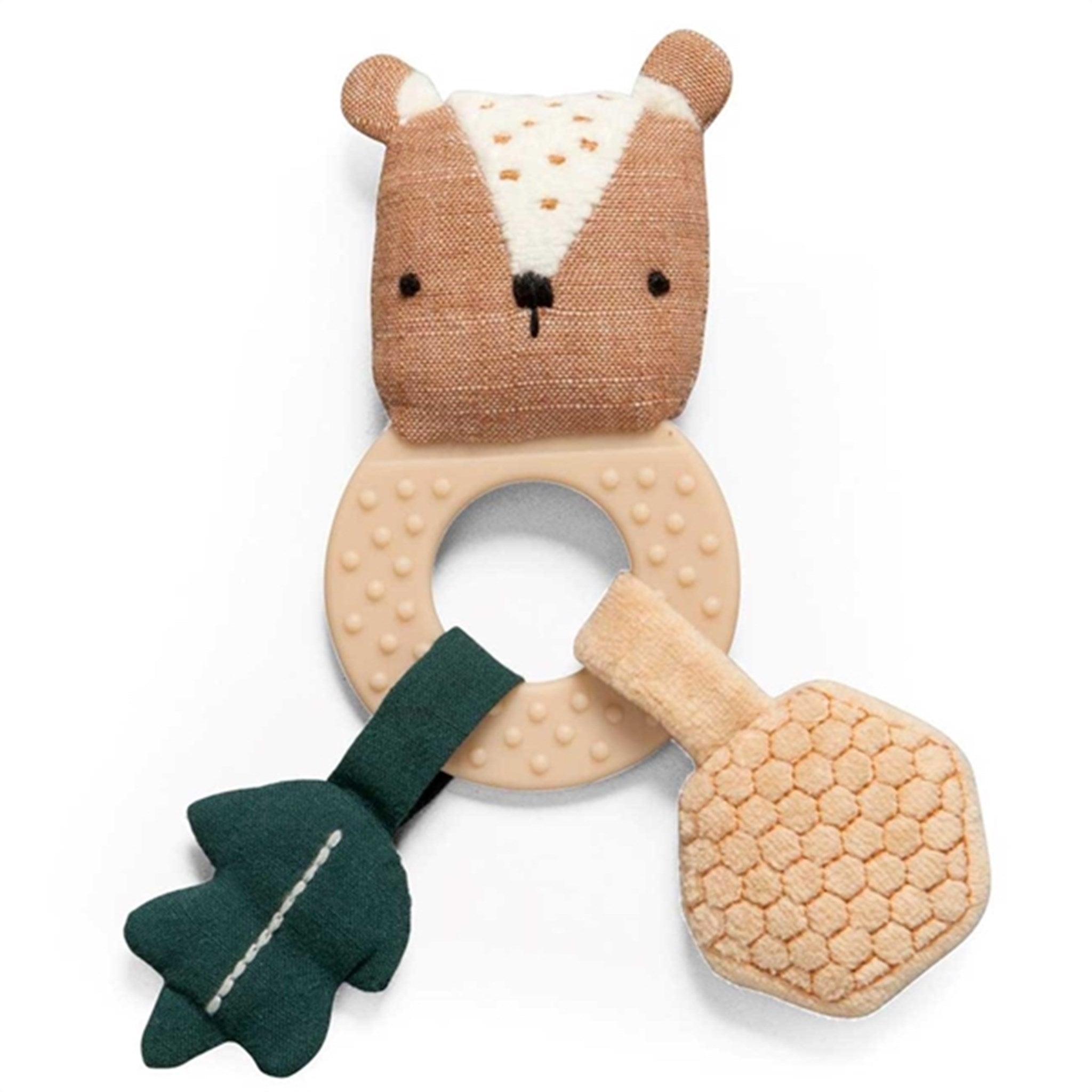 Sebra Crochet Activity Rattle Bear Milo
