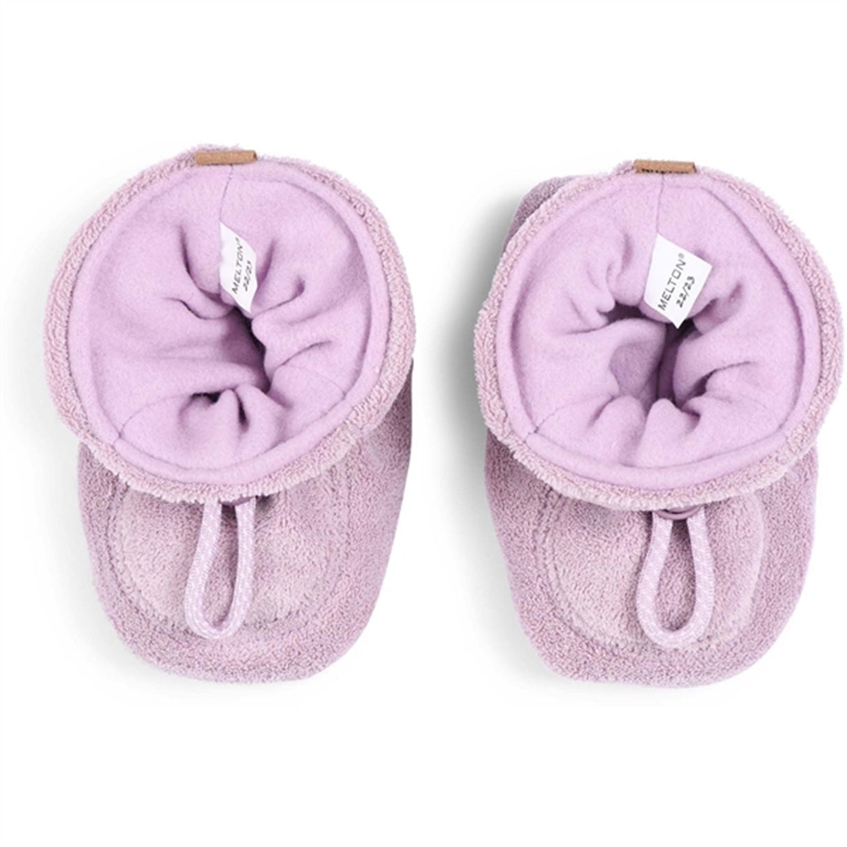MELTON Terry Textile Slippers Mauve Shadows