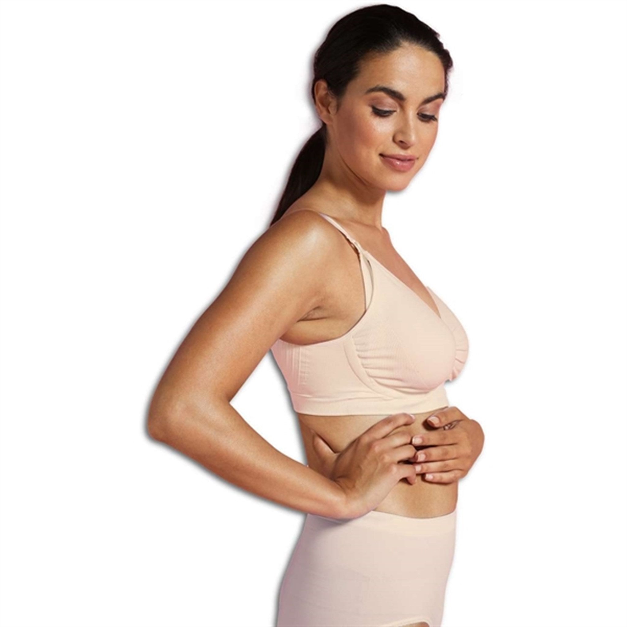 Carriwell Maternity And Nursing Bra With Carri-Gel Support Honey 3