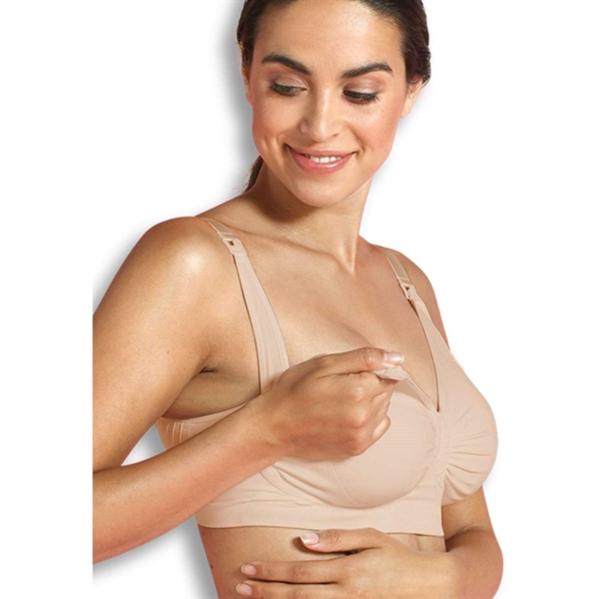 Carriwell Maternity And Nursing Bra With Carri-Gel Support Honey 6