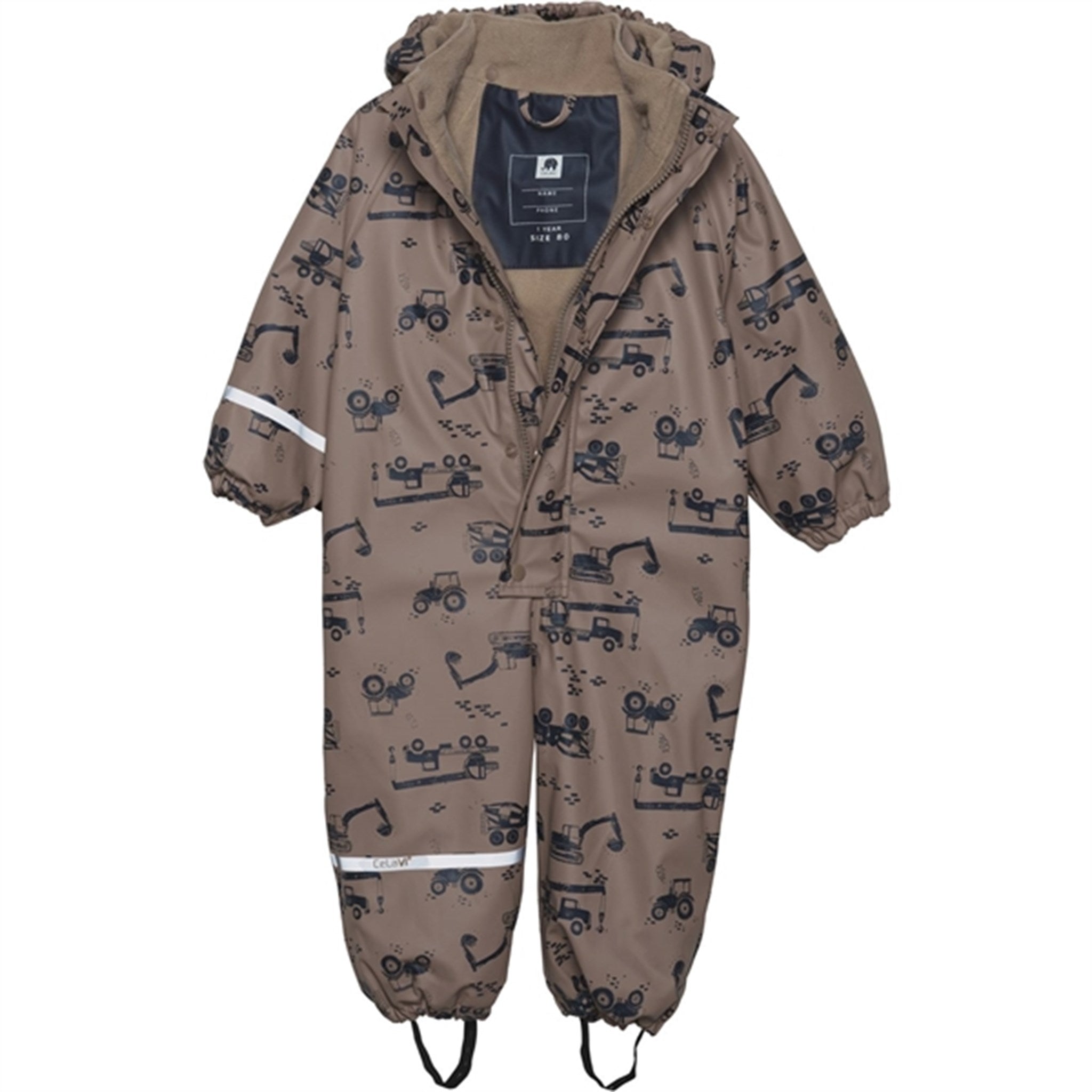 CeLaVi Rainwear Suit w. Fleece Navy 5