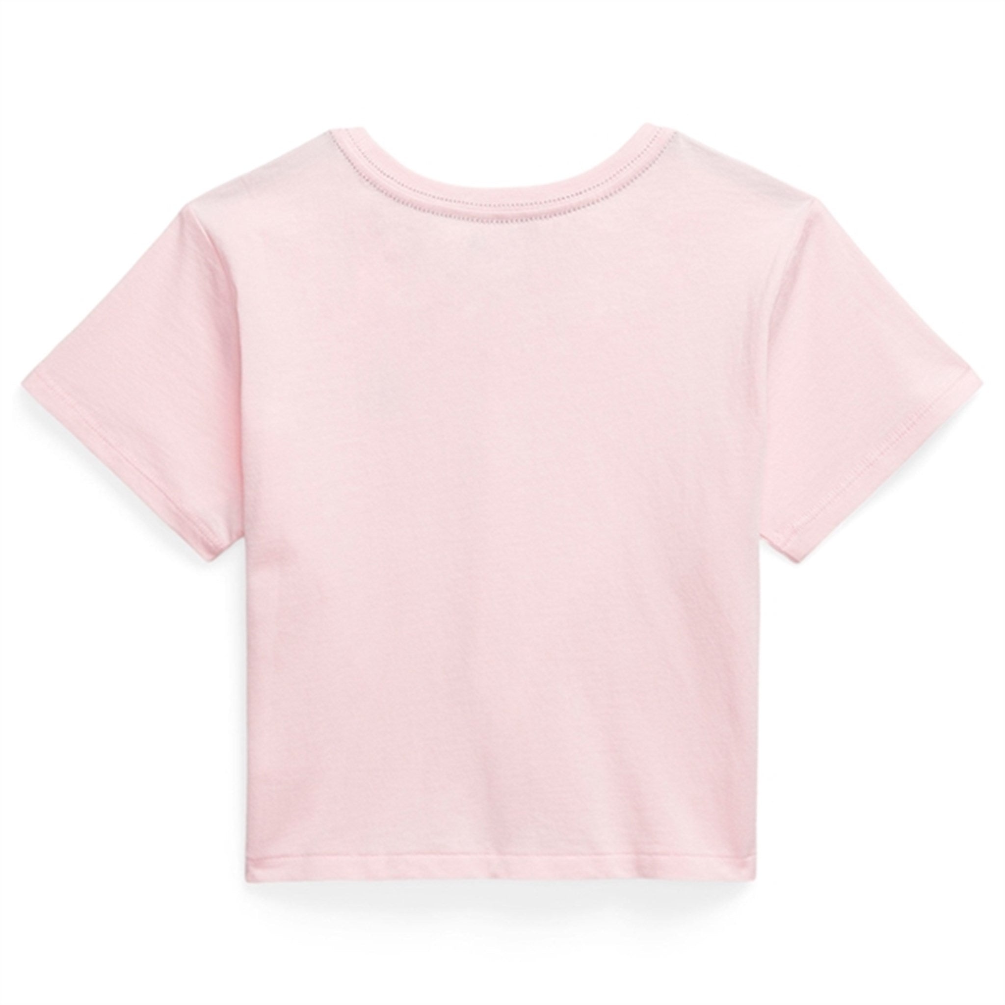 Polo Ralph Lauren Girl T-Shirt Hint Of Pink Rustic Navy 2