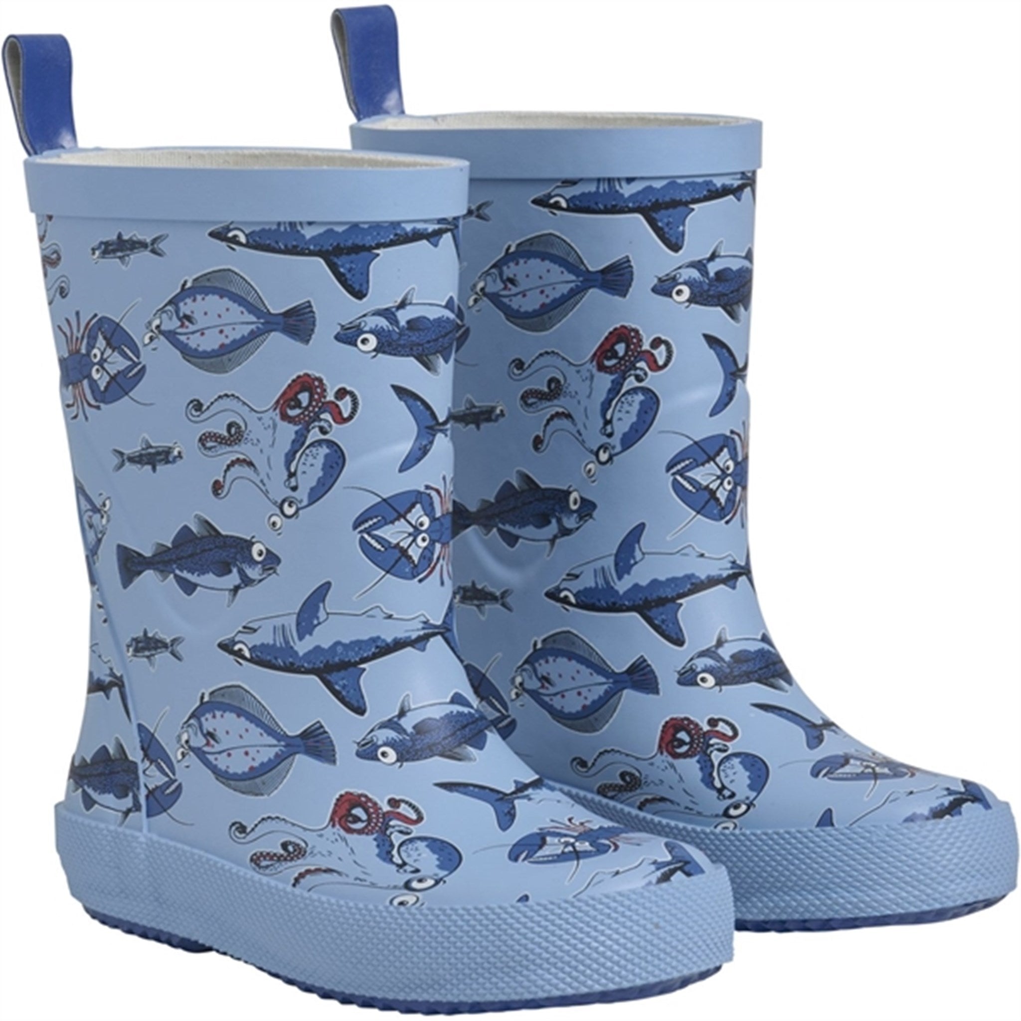 CeLaVi Rain Boots Aop Federal Blue