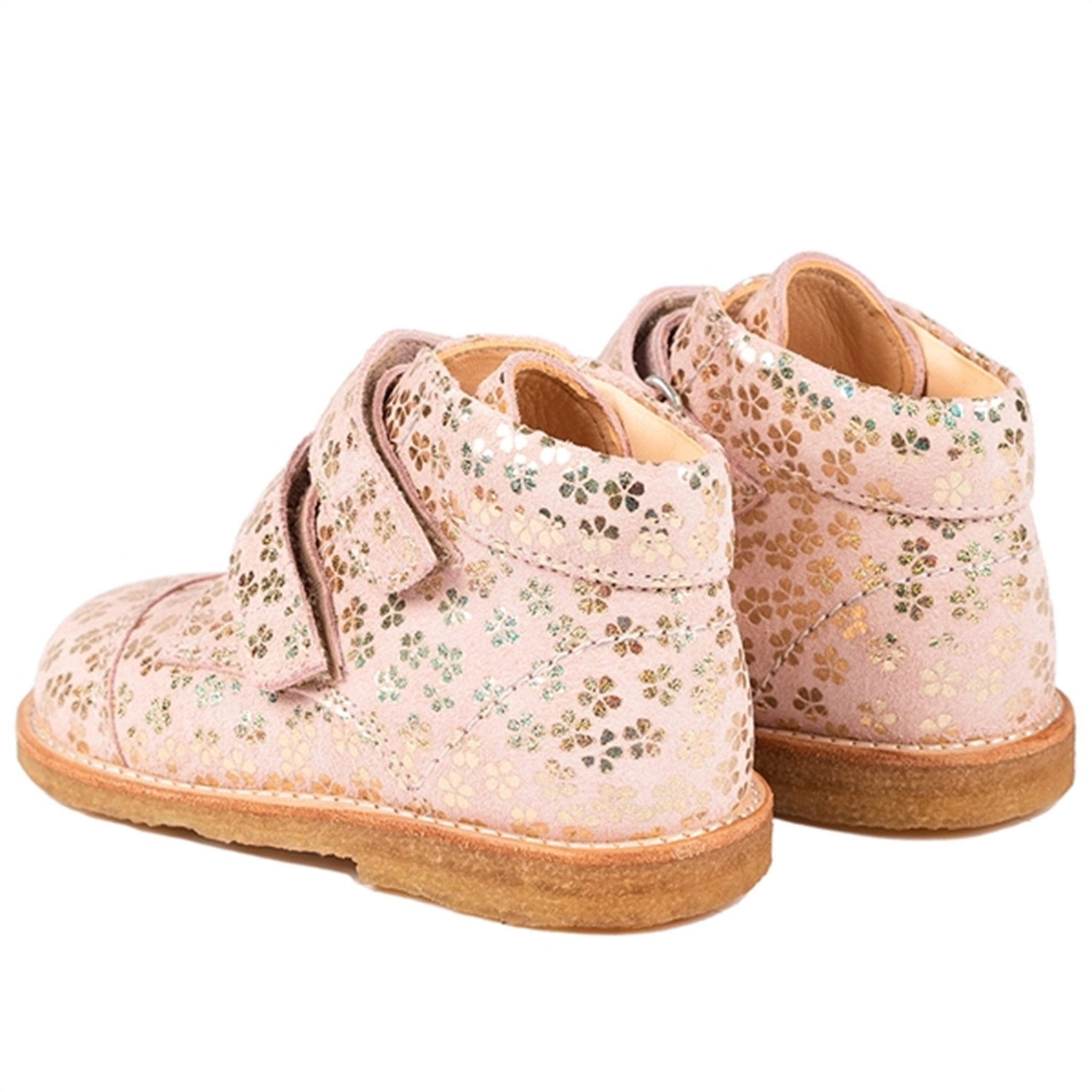 Angulus Starter Shoes Rose Gold Flowers 3