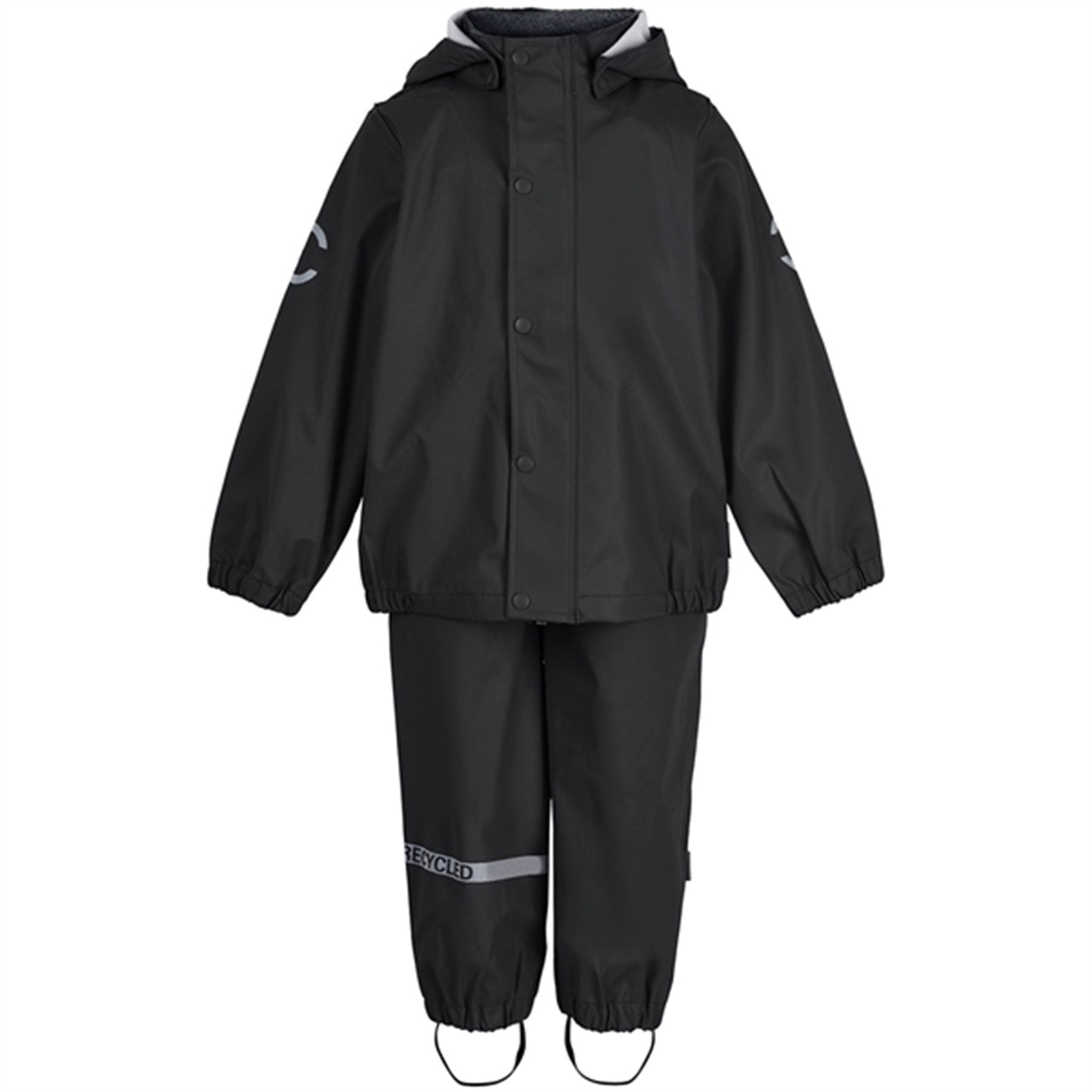 Mikk-Line Rainwear Jacket And Pants Black