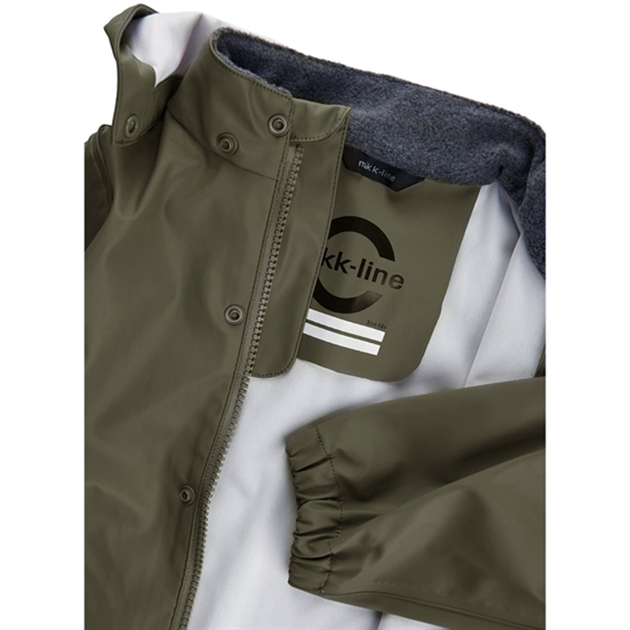 Mikk-Line Rainwear Jacket And Pants Dusty Olive 5