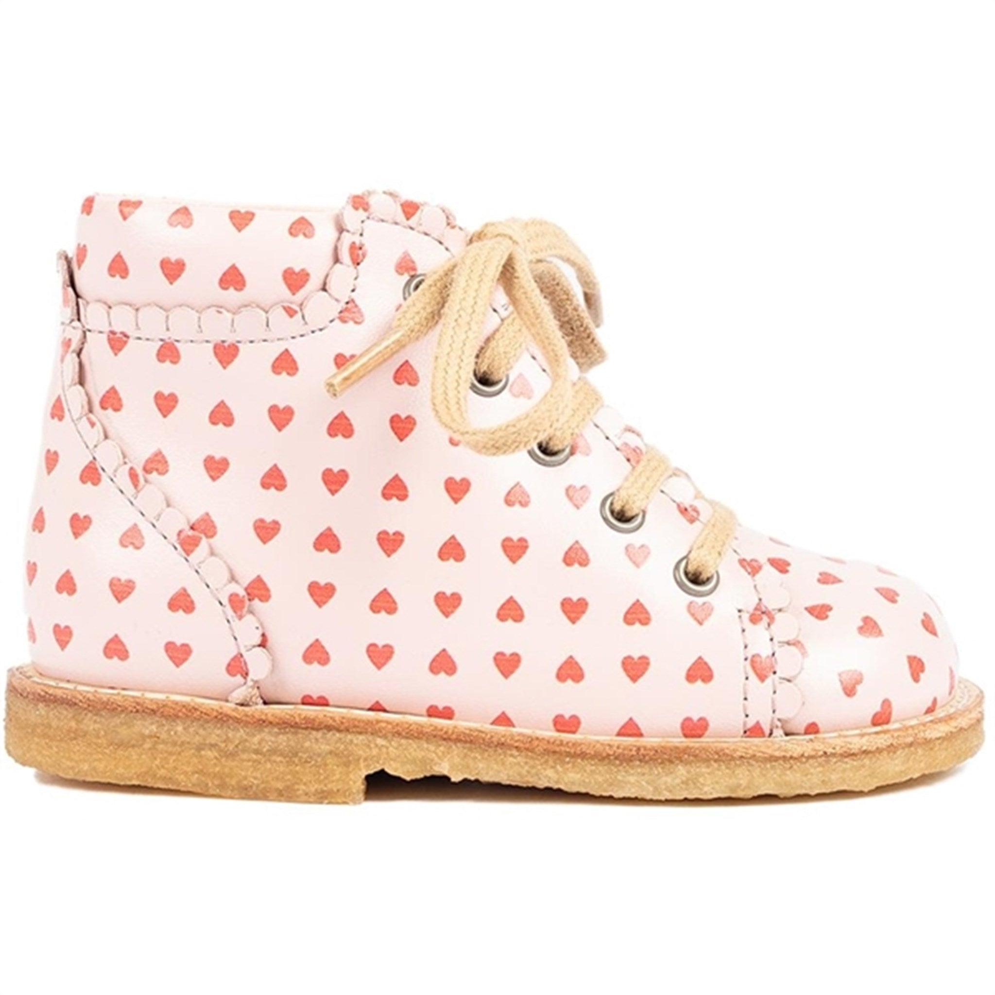 Angulus Shoes With Laces Pale Rose 2
