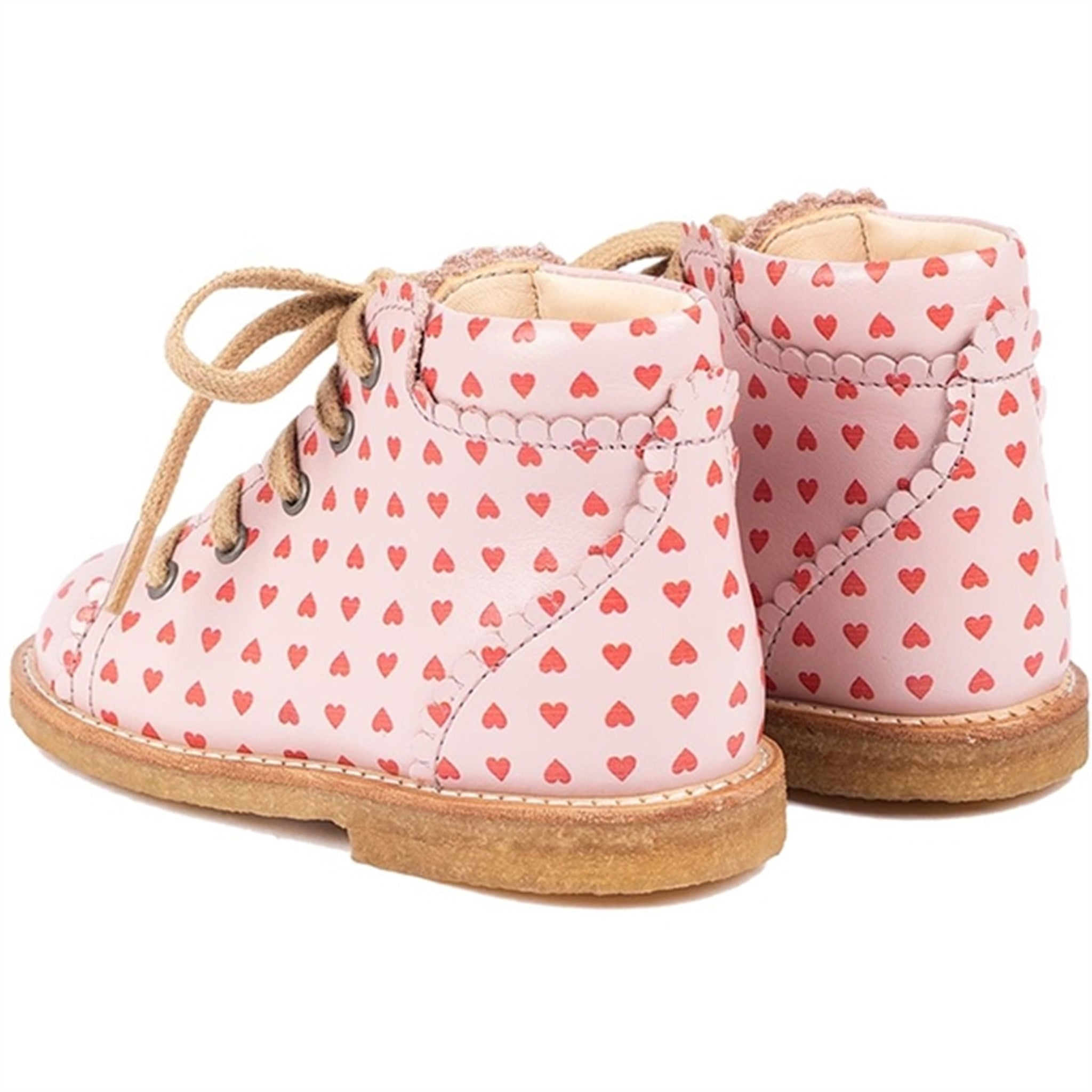 Angulus Shoes With Laces Pale Rose 3
