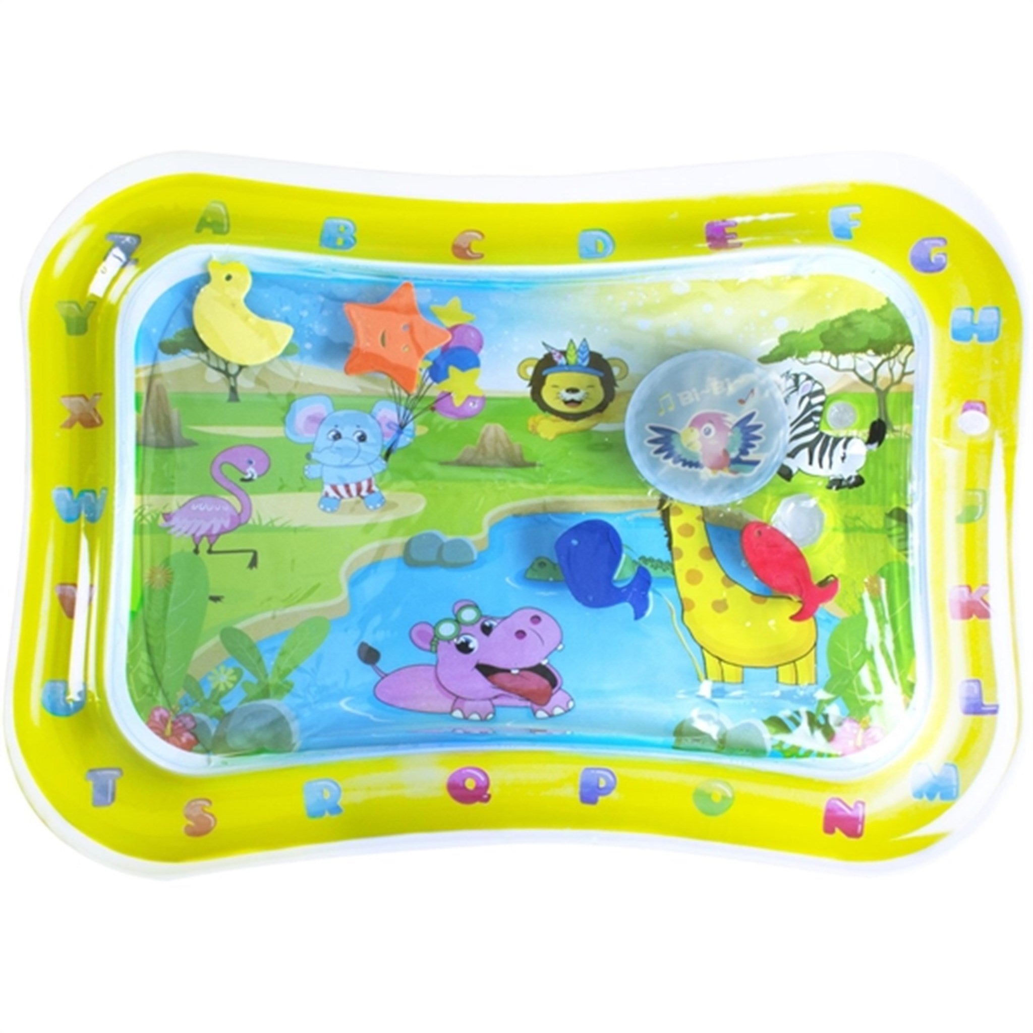 Magni Baby Water Play Mat With Sound And Animal Motif Yellow