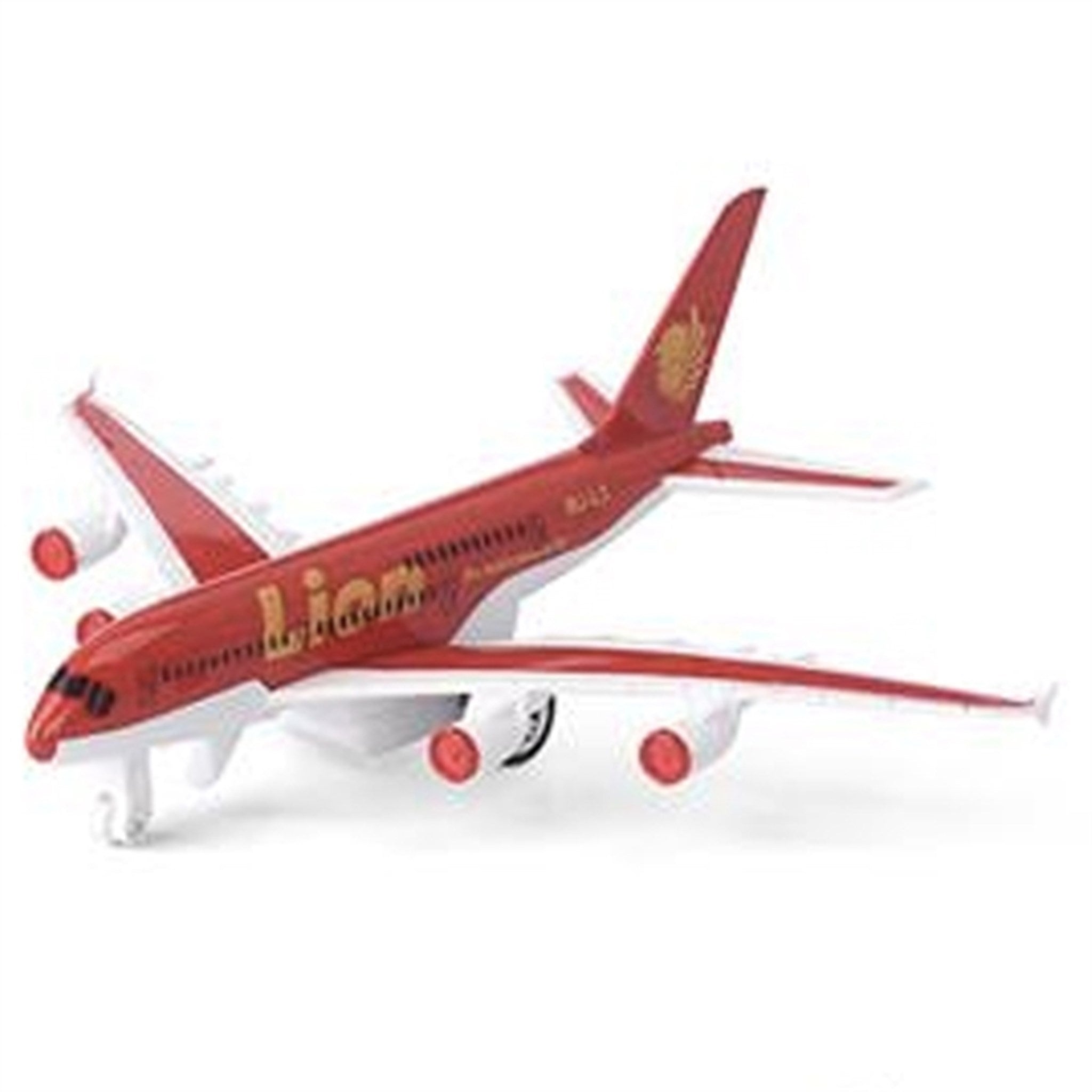 Magni Plane With Pull Back, Light And Sound - Red