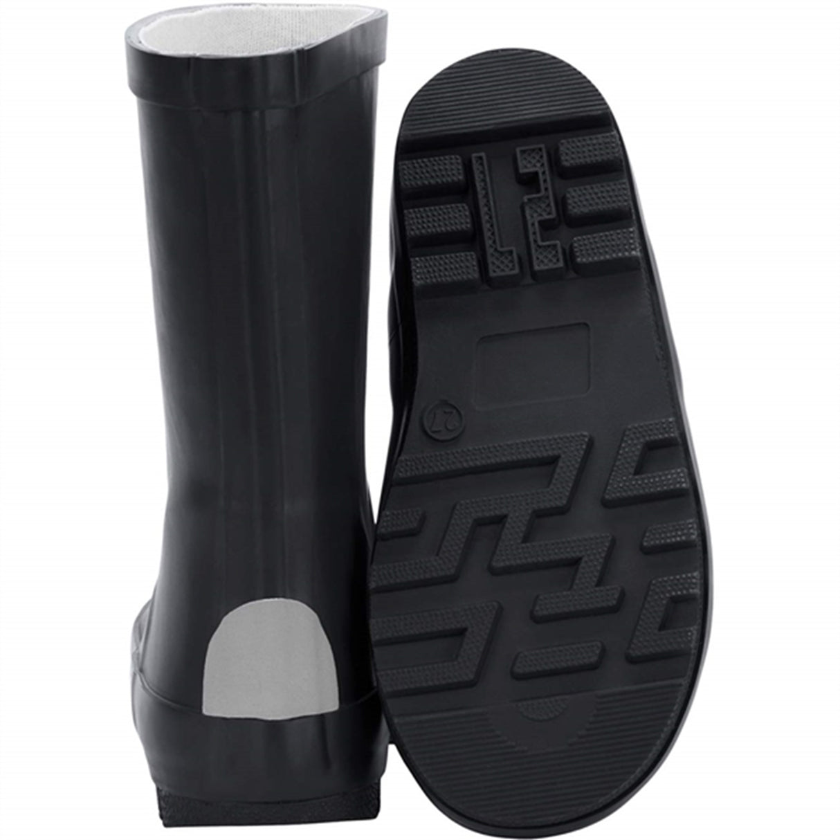 Mikk-Line Black Wellies Solid