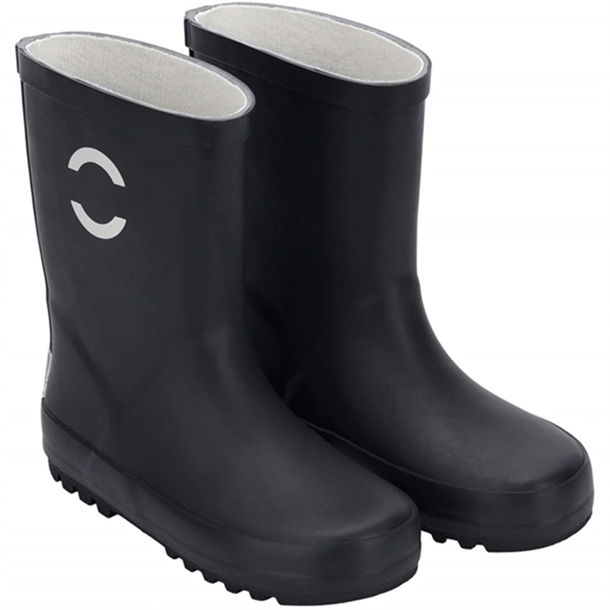 Mikk-Line Black Wellies Solid