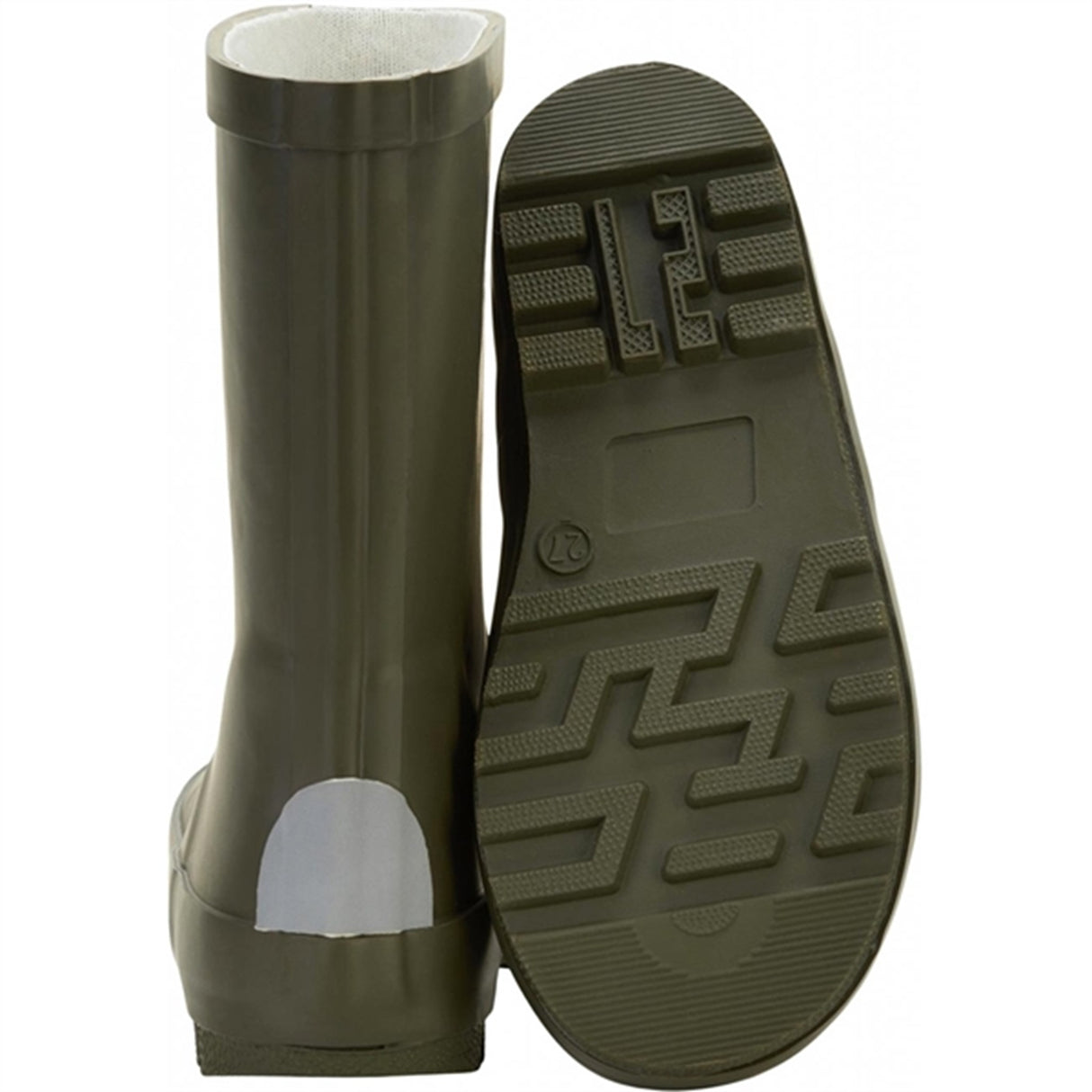 Mikk-Line Dusty Olive Wellies Solid