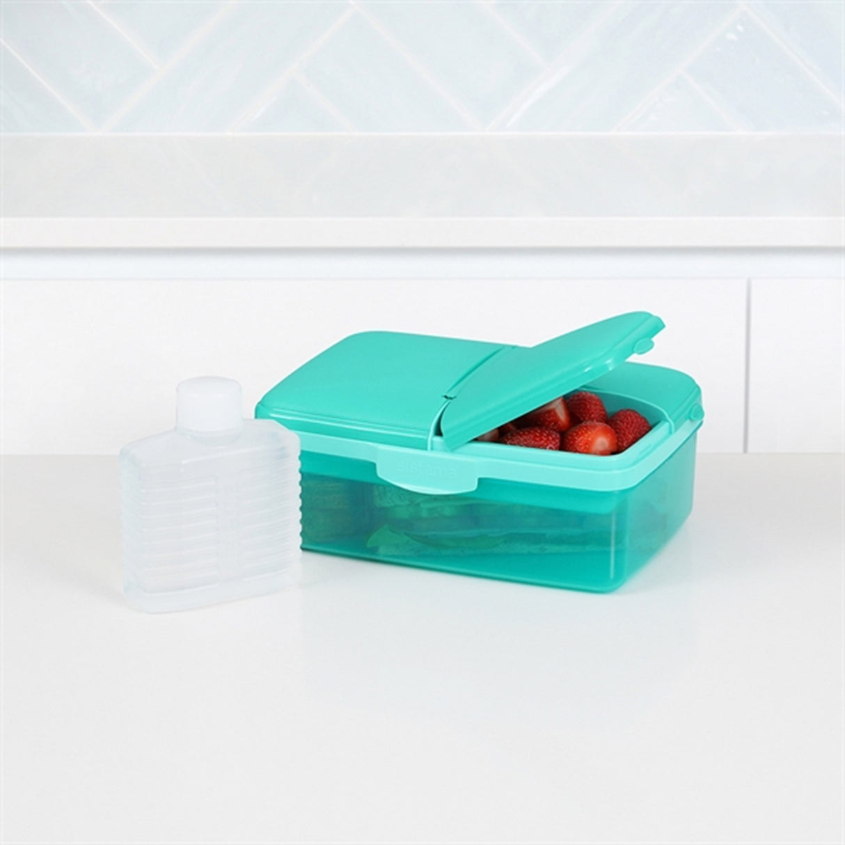 Sistema Slimline Quaddie Lunch Box 1,5 L Teal