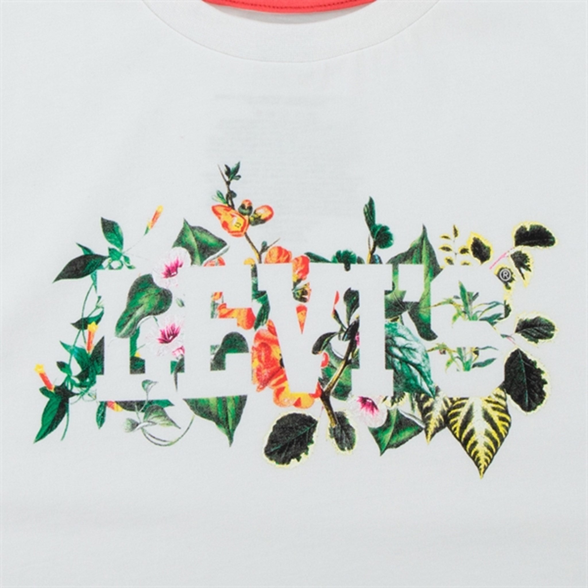 Levi's Oversized Tropical T-shirt White 2