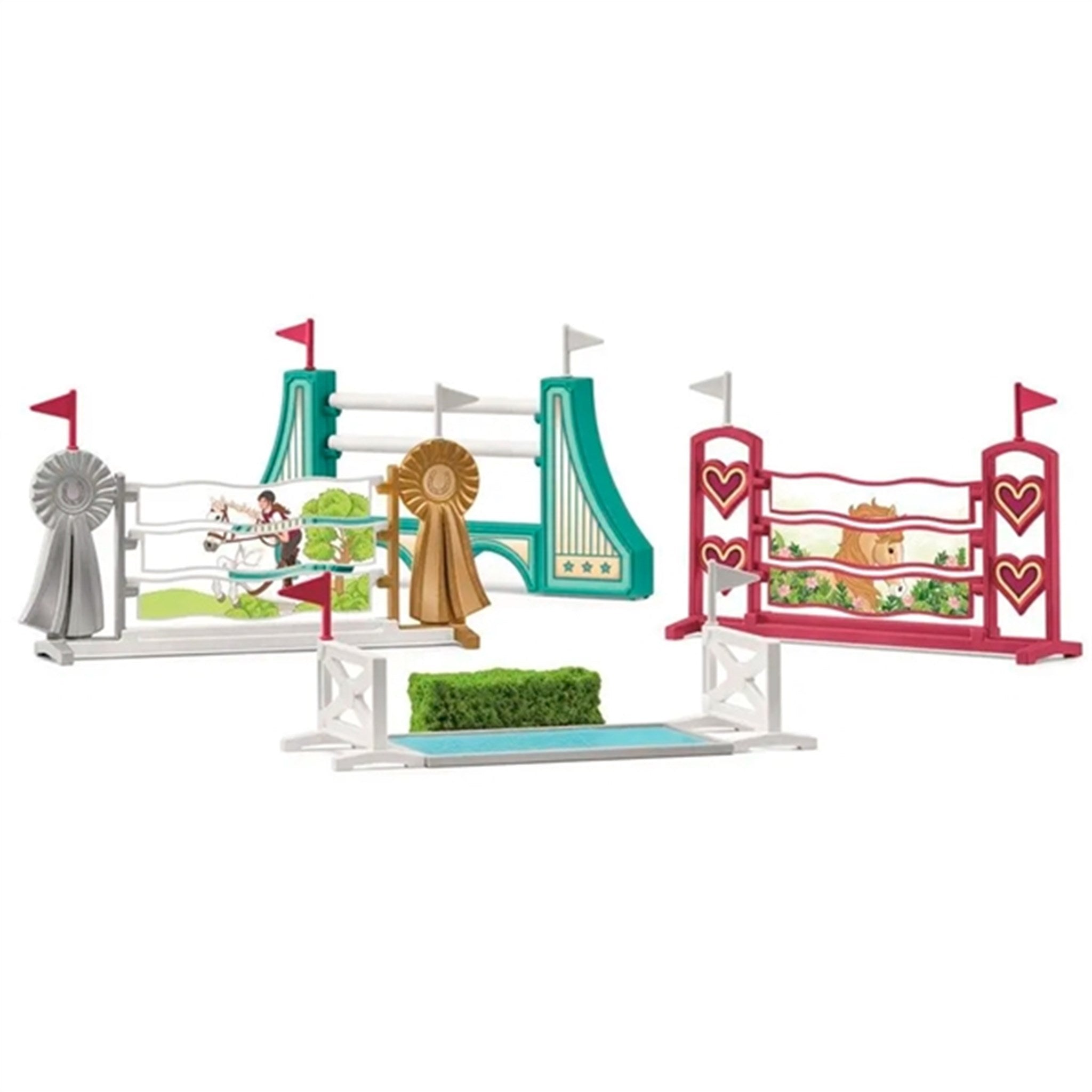 Schleich Horse Club Obstacle Course Accessories