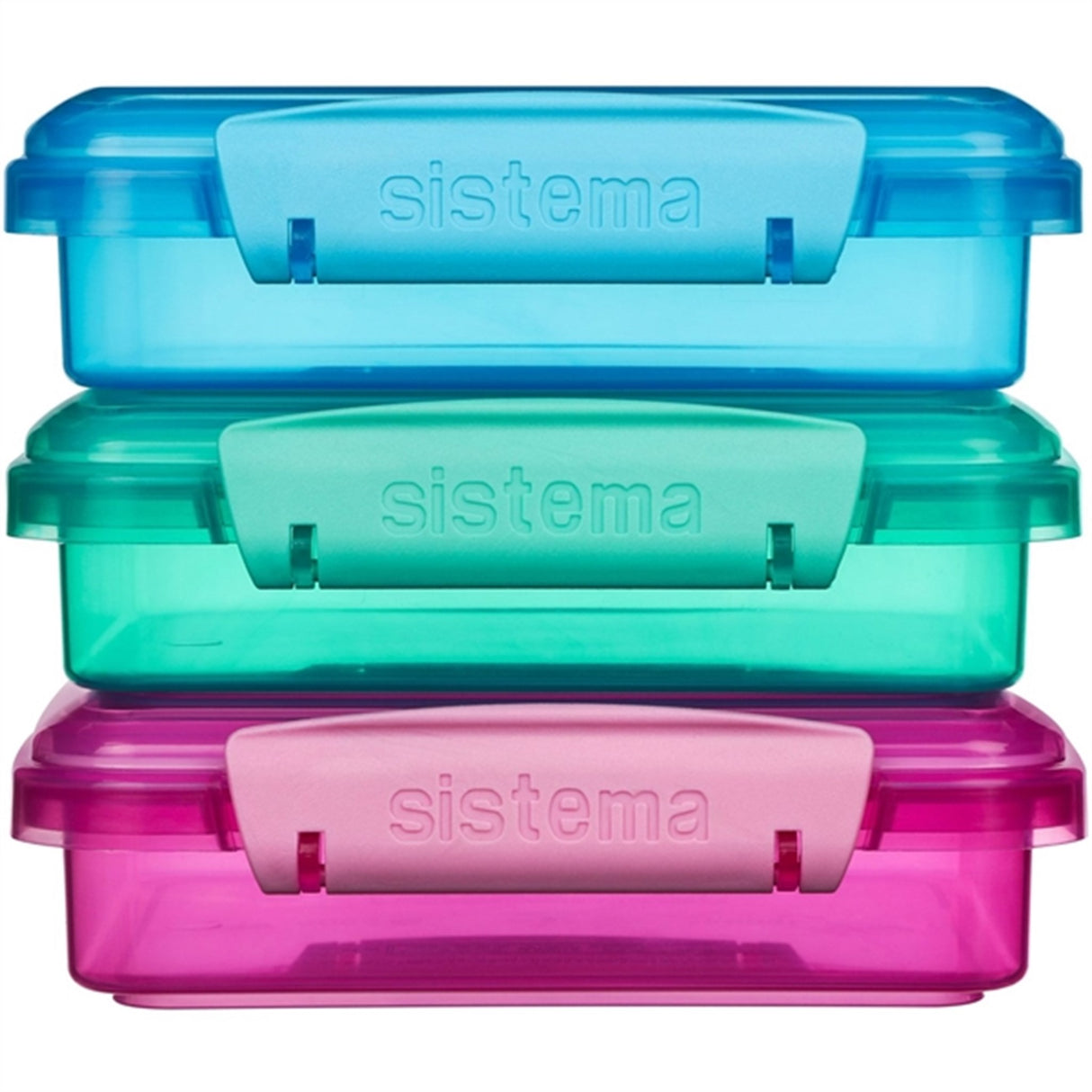 Sistema Sandwich Box Lunch Box 450 ml Lunch Mixed Pack 3-pack