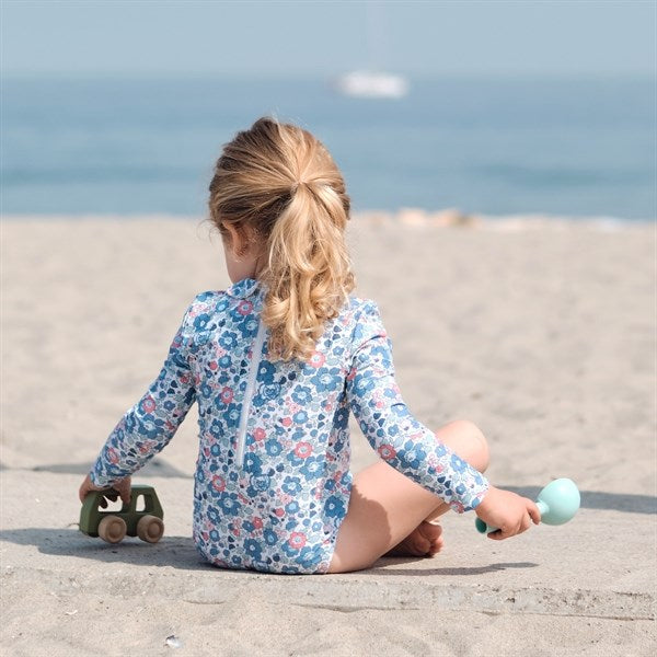 Petit Crabe Betsy B Peeter Pan Swimsuit Liberty© fabric