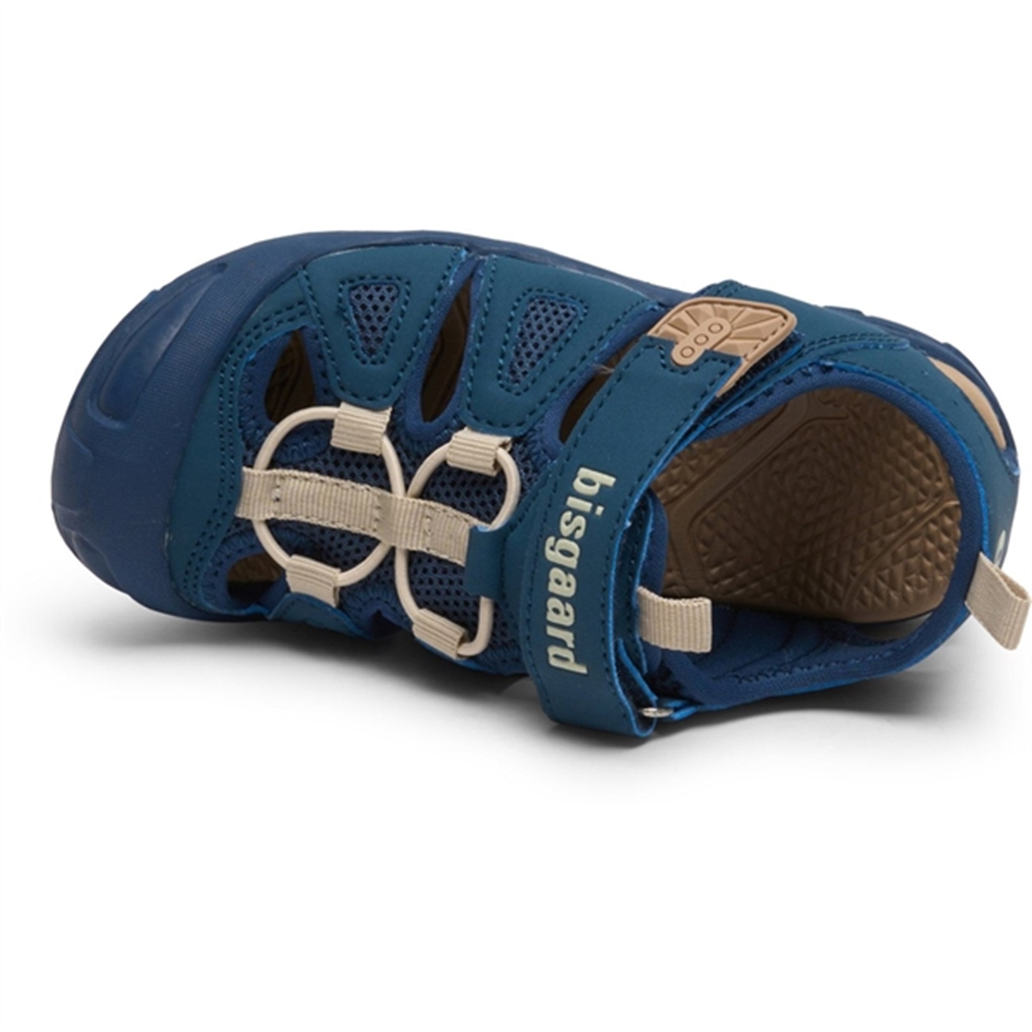 Bisgaard Parker Velcro Sandal Navy 3