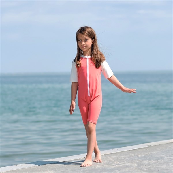 Petit Crabe Nectarine Multicolor Bodysuit