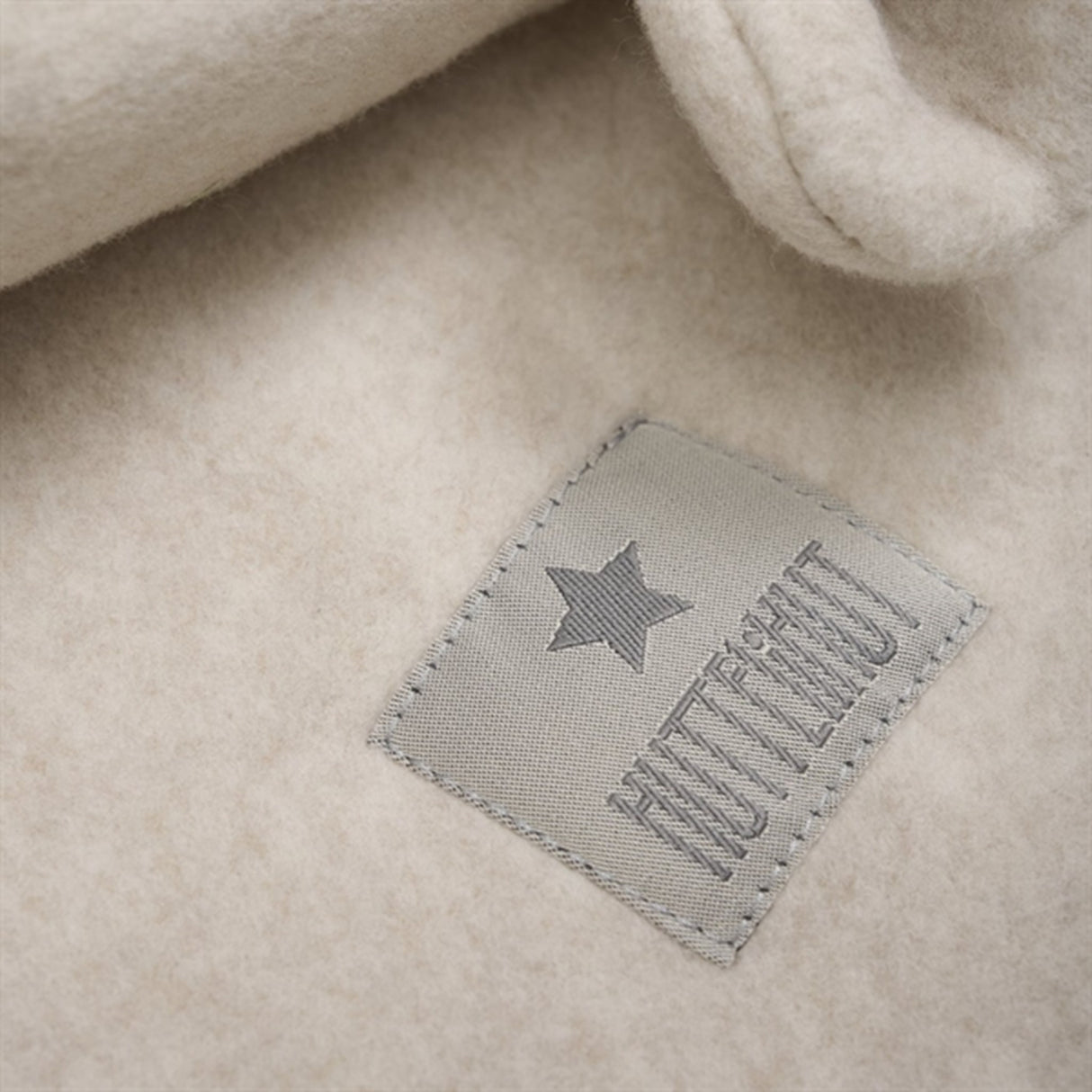 Huttelihut Balaclava Ears Cotton Fleece Camel Melange