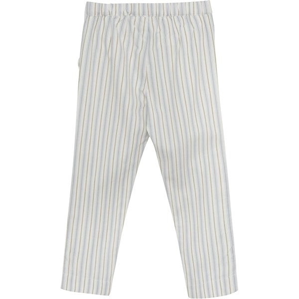 Huttelihut Woven Stripe Silver Sage Pants w. Lining 3
