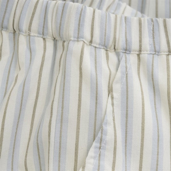 Huttelihut Woven Stripe Silver Sage Pants w. Lining 2