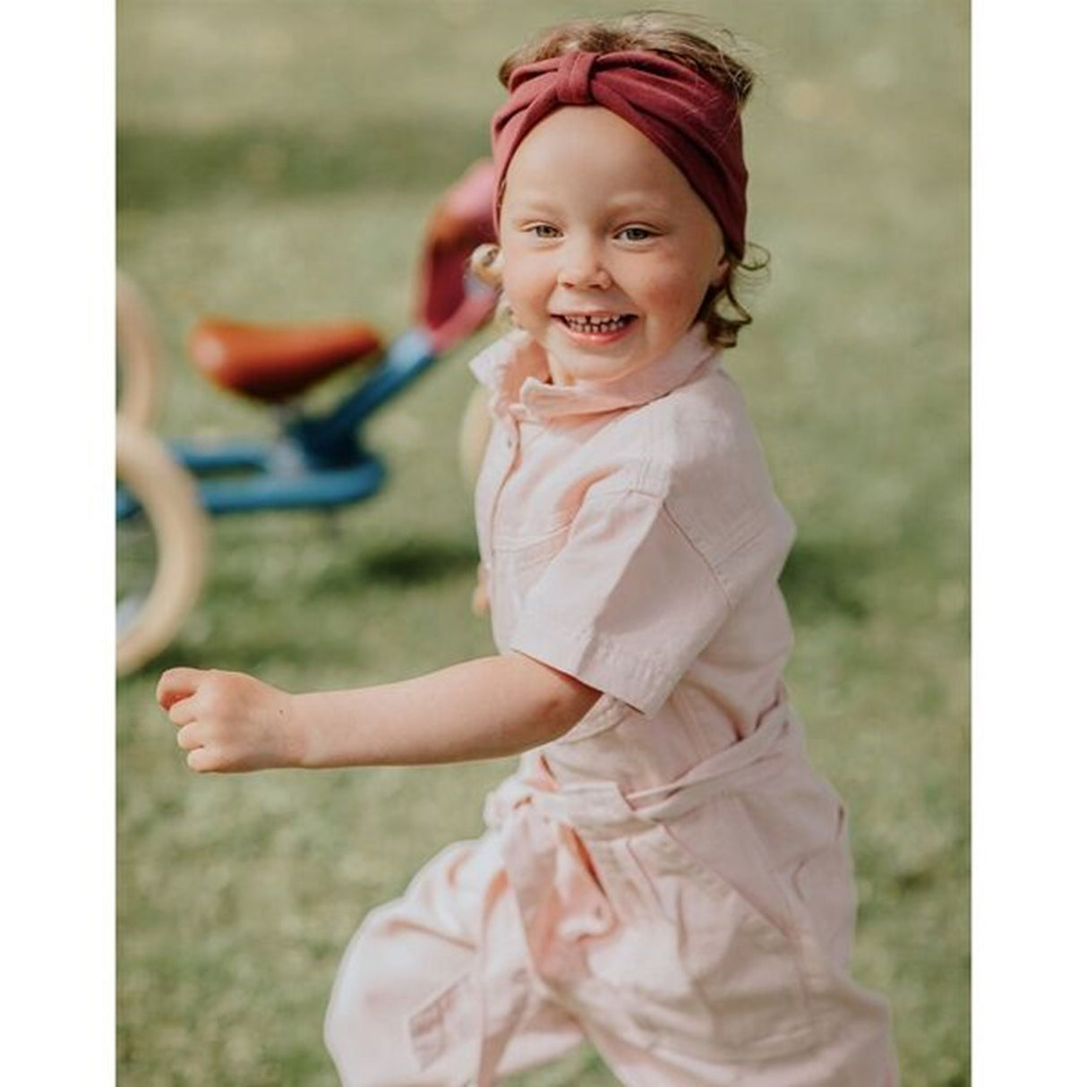 Racing Kids Headband Bow Forest Berries