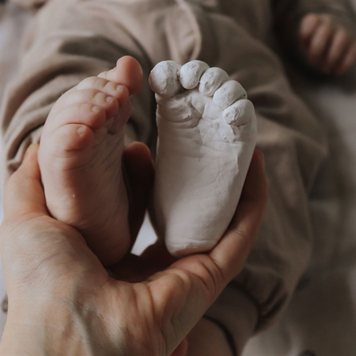 Vanilla COPENHAGEN Hand And Footprint 3D Set