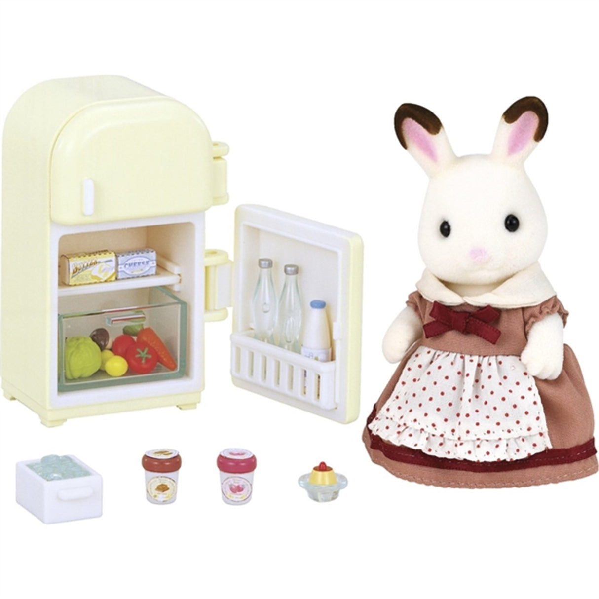 Sylvanian Families® Chocolate Rabbit Mother Set (Fridge)