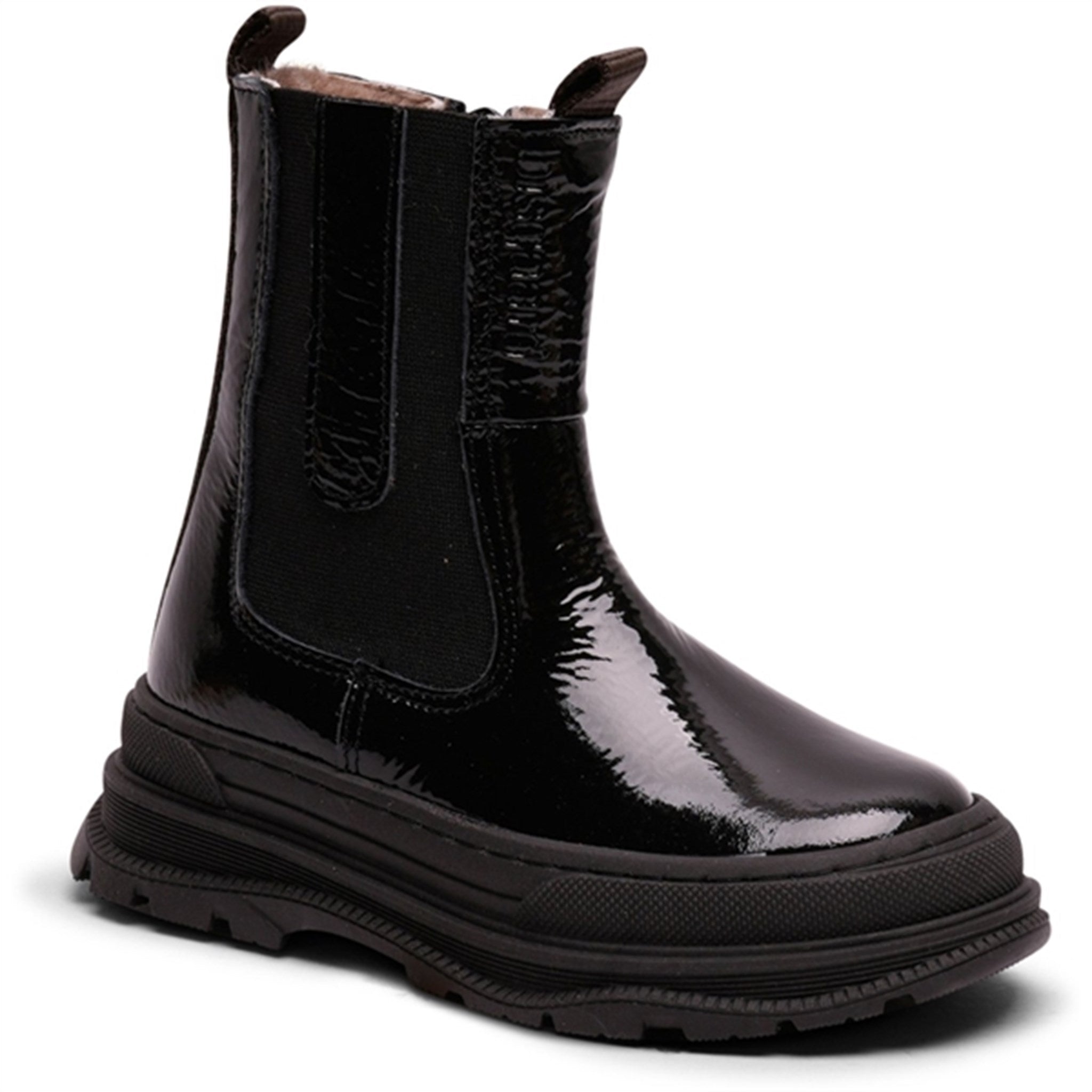 Bisgaard Mila Lamb Boots Black Patent