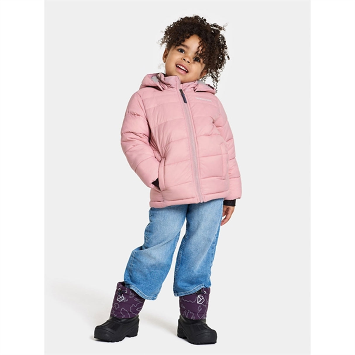 Didriksons Soft Pink Rodi Kids 2 Jacket