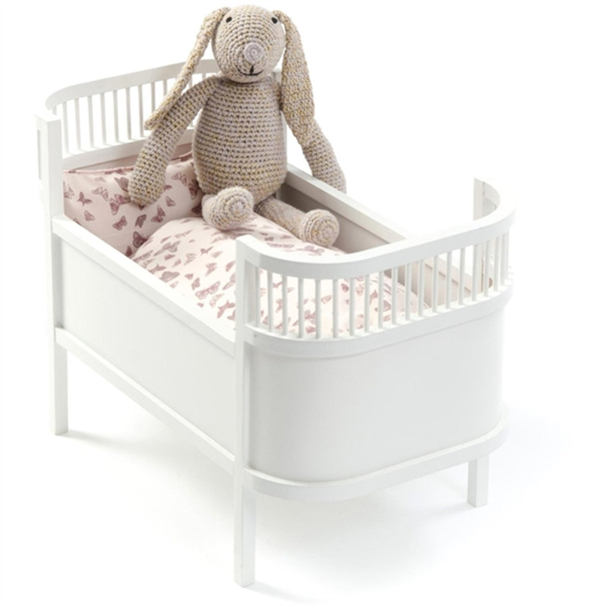 Smallstuff White Rosaline Doll Bed
