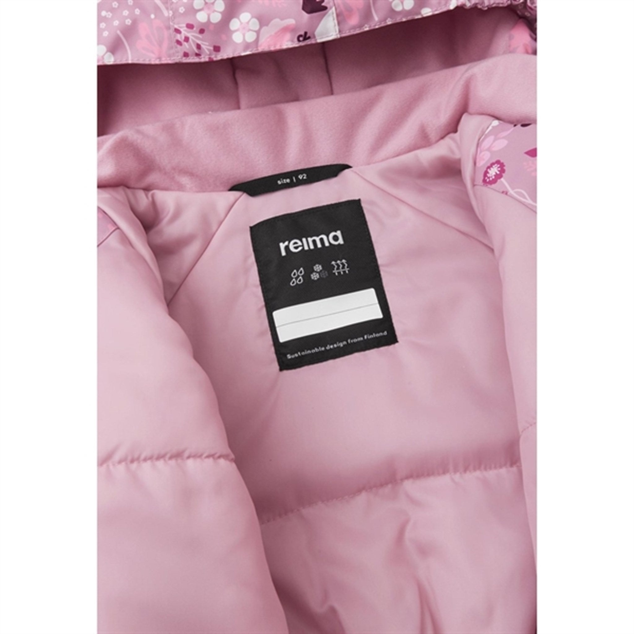 Reima Reimatec Snow Suit Puhuri Grey Pink 7