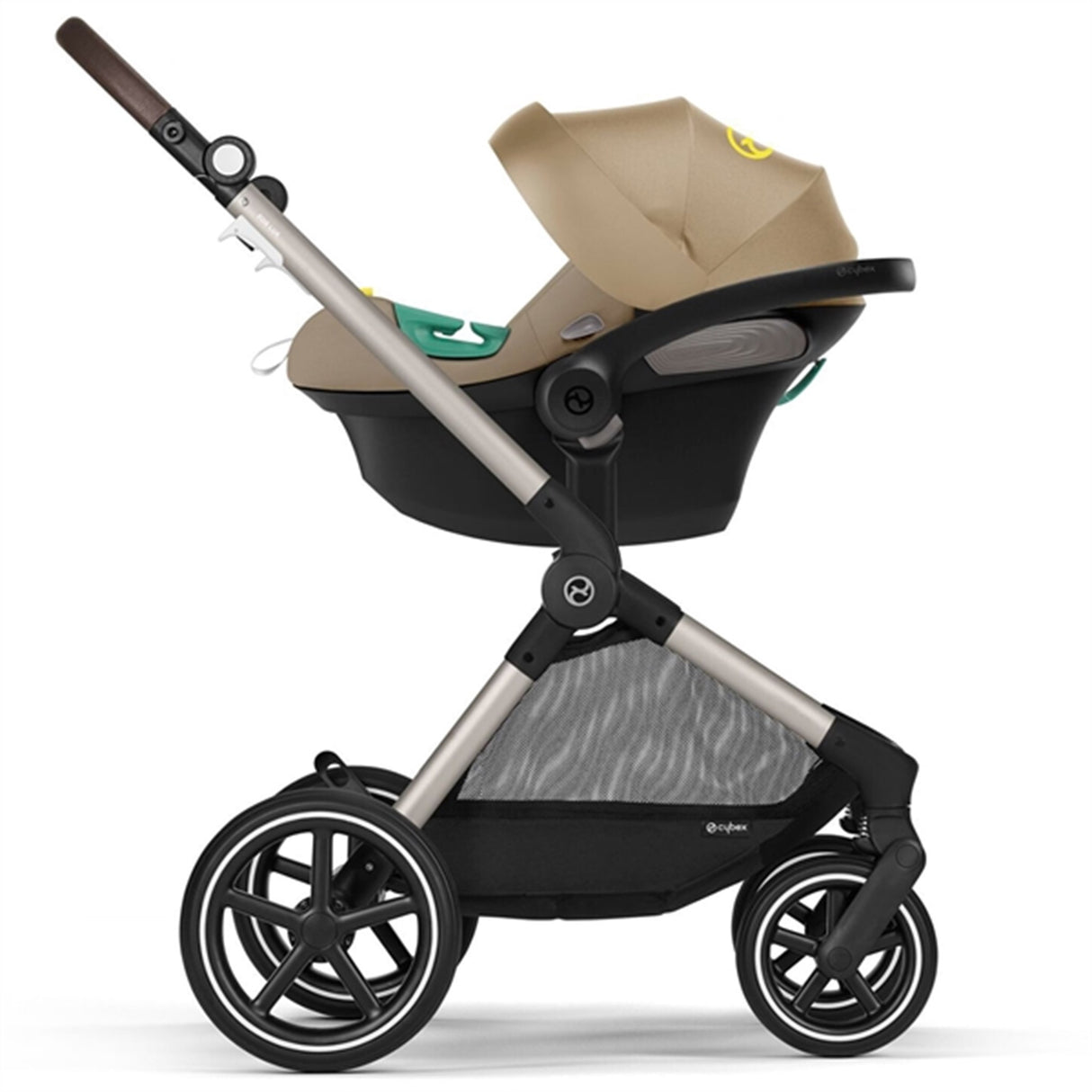 Cybex Eos Lux Seashell Beige 2-in-1 Stroller