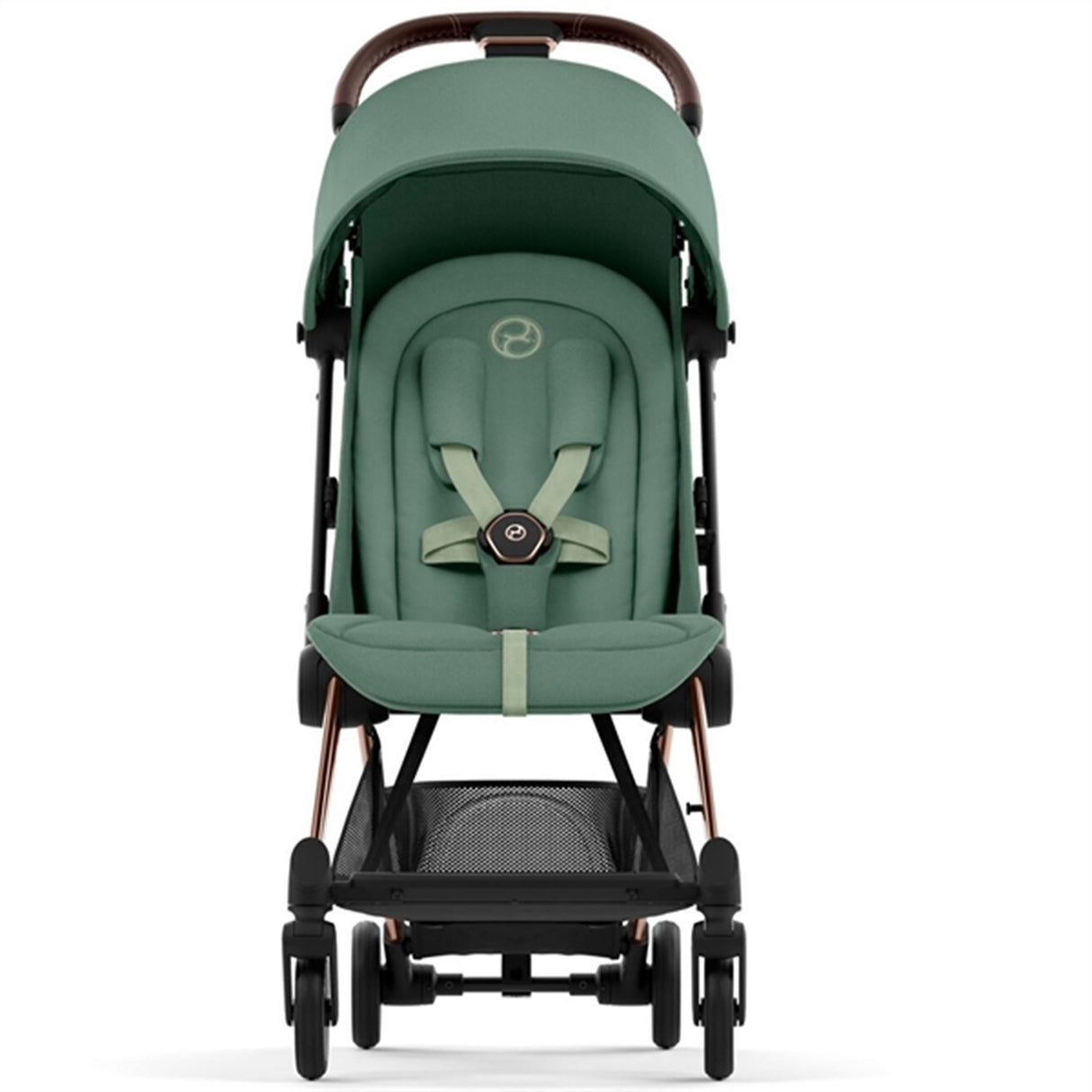 Cybex Coya Stroller Rosegold Leaf Green