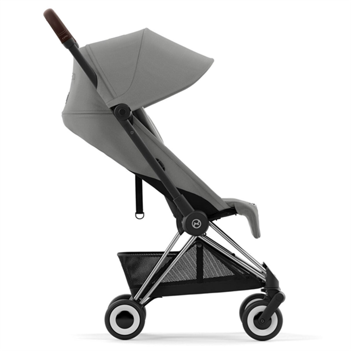 Cybex Coya Stroller Chrome Dark Brown Mirage Grey