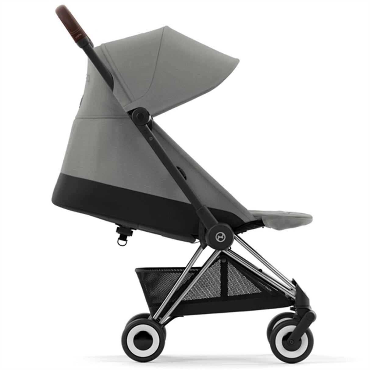 Cybex Coya Stroller Chrome Dark Brown Mirage Grey