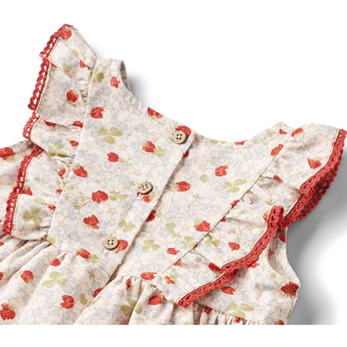 Wheat Rose Strawberries Body Dress Suit Lace Sofia