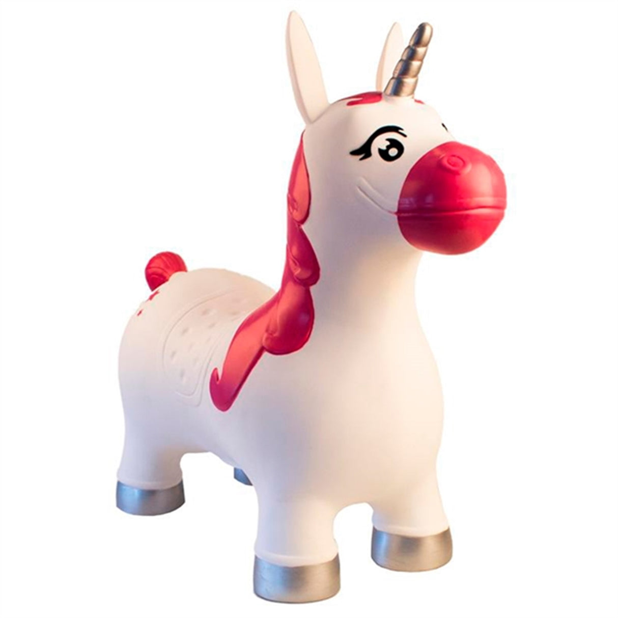 Magni Bouncing Animals Unicorn White/Silver/Pink