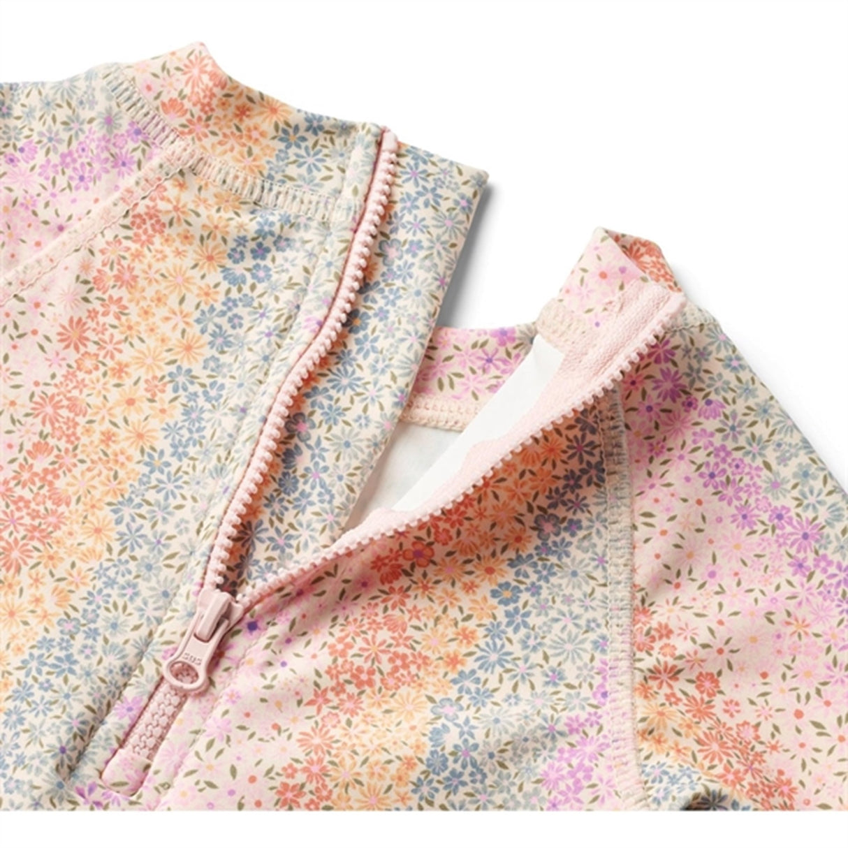 Wheat Rainbow Flowers Swimsuit Cas