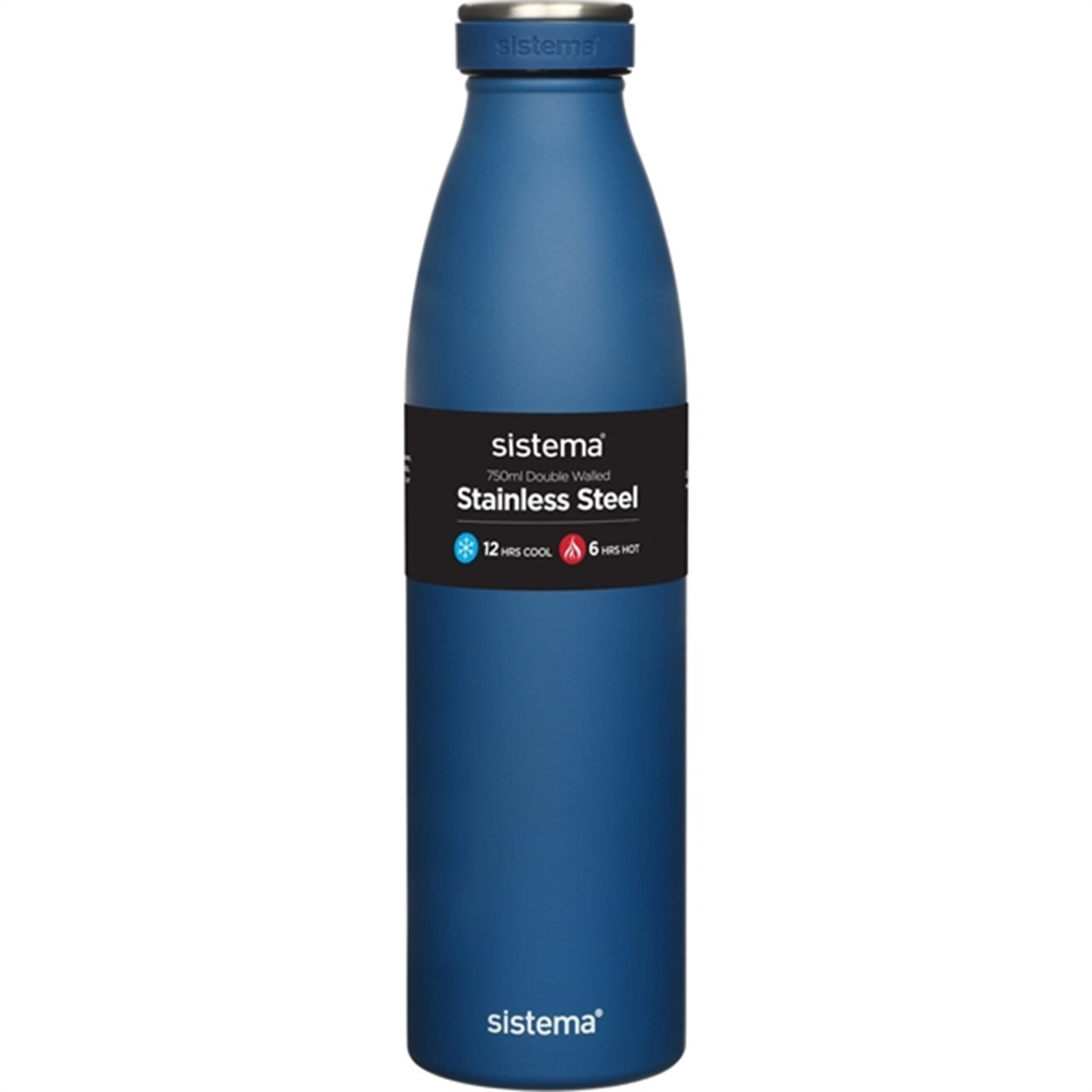 Sistema Stainless Steel Drink Bottle 750 ml Ocean Blue