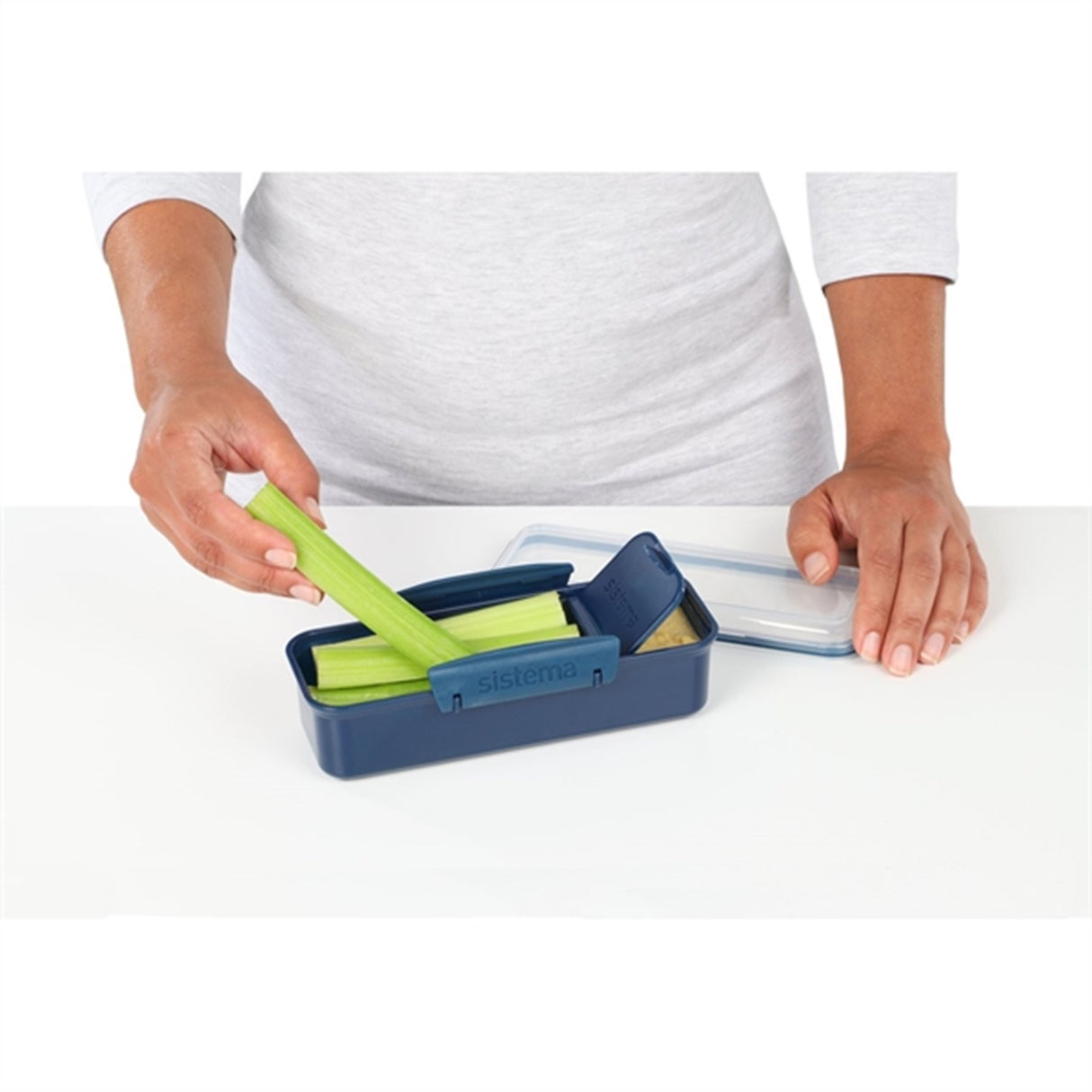 Sistema Renew Snack Attack Snack Box 410 ml Blue