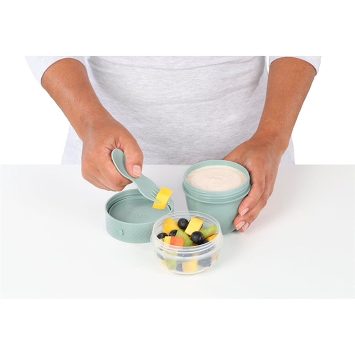 Sistema Renew To Go Snack Capsule Lunch Box 515 ml Mint