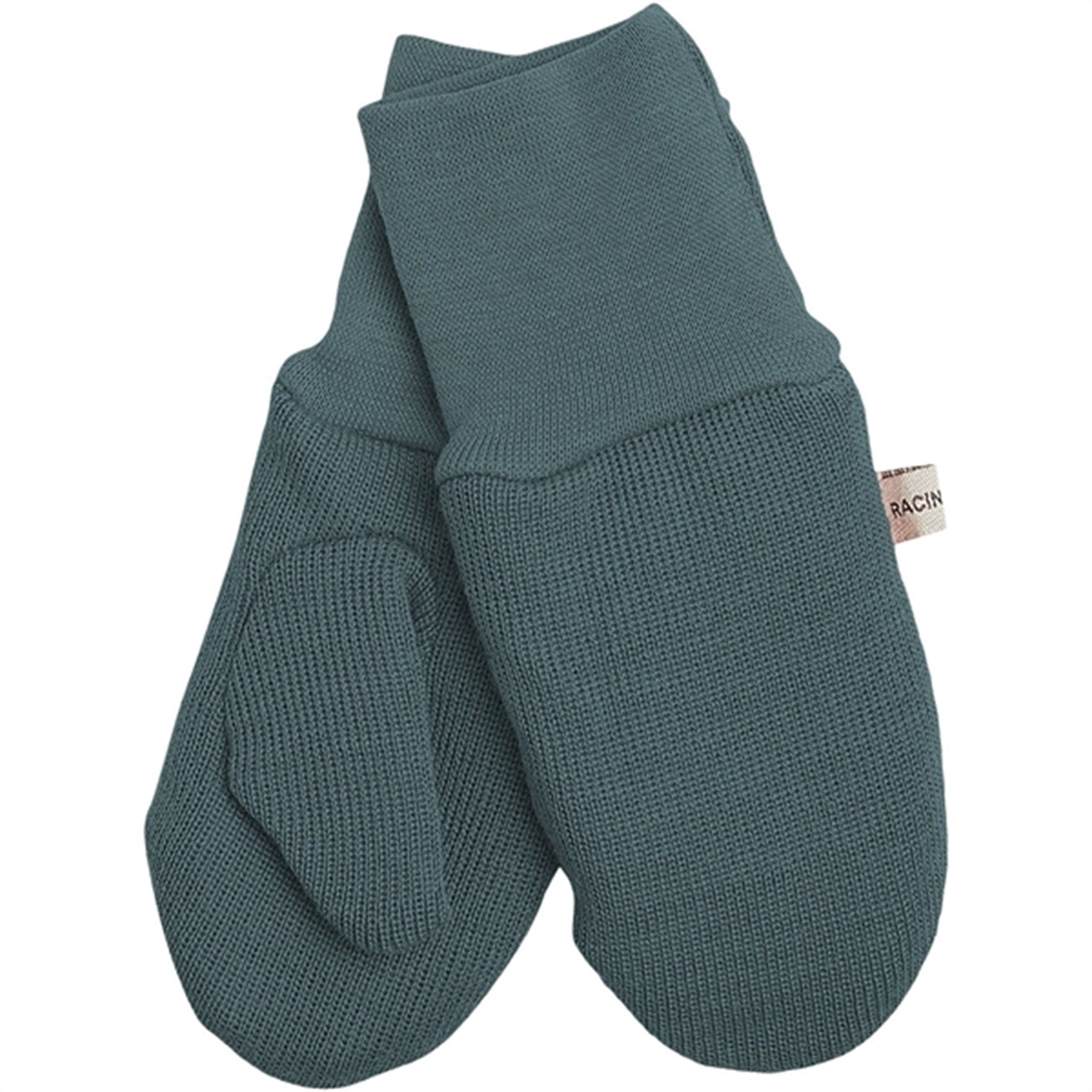 Racing Kids Mittens with Thumb Goblin Blue